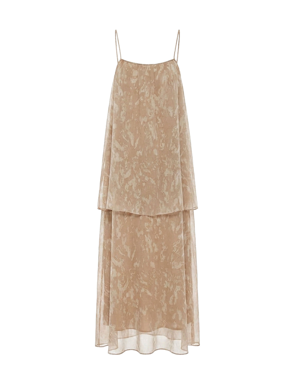 Vestido Dalia Fluido Bege