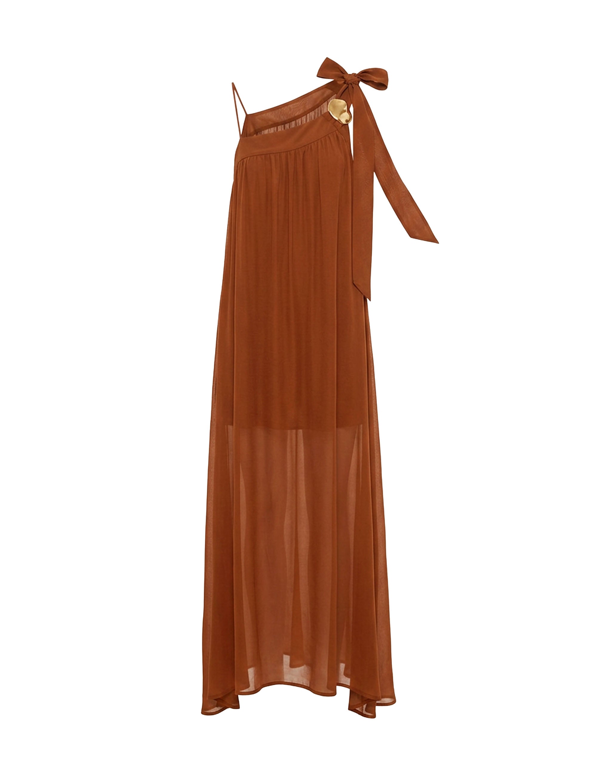 Vestido Kiara Musseline Amêndoa