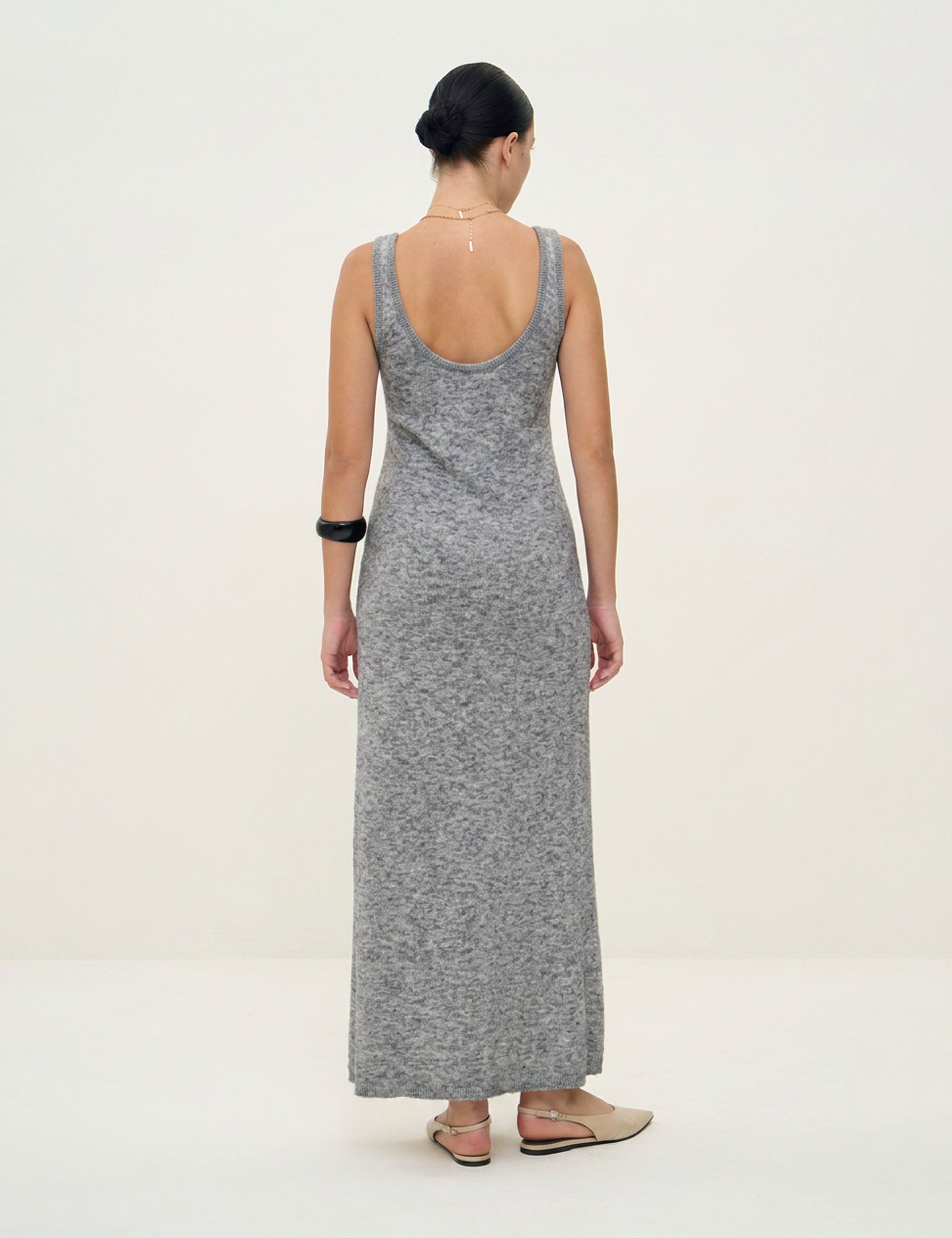 Vestido Nice Tricot Grafite