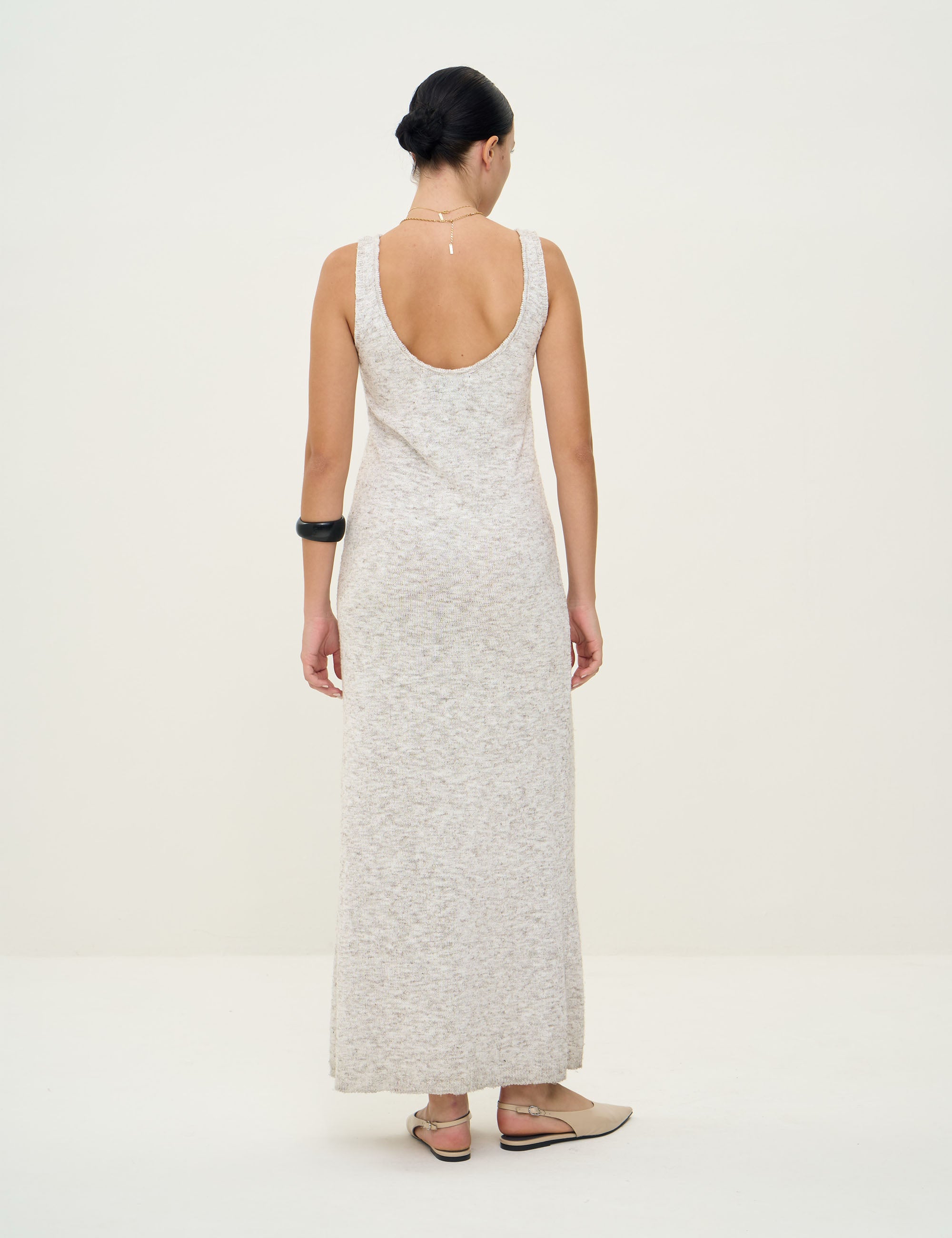 Vestido Nice Tricot Papiro