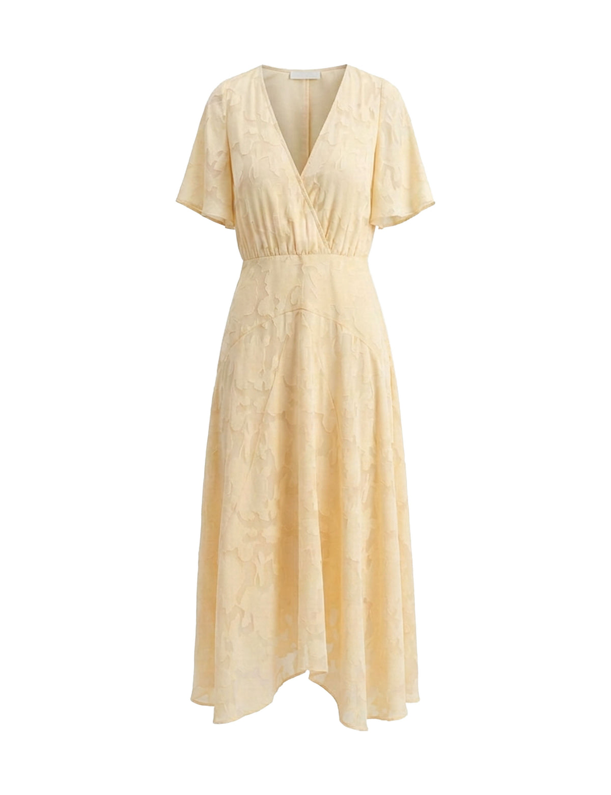 Vestido Nila Chifon Amarelo