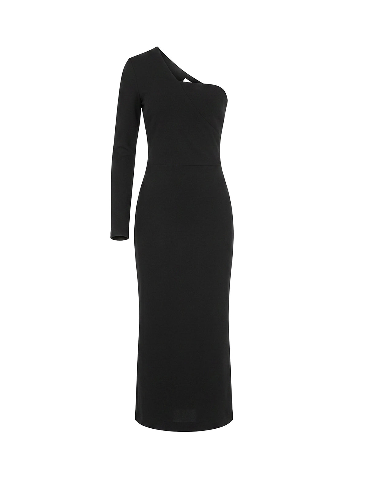 Vestido Ombro Malha Preto