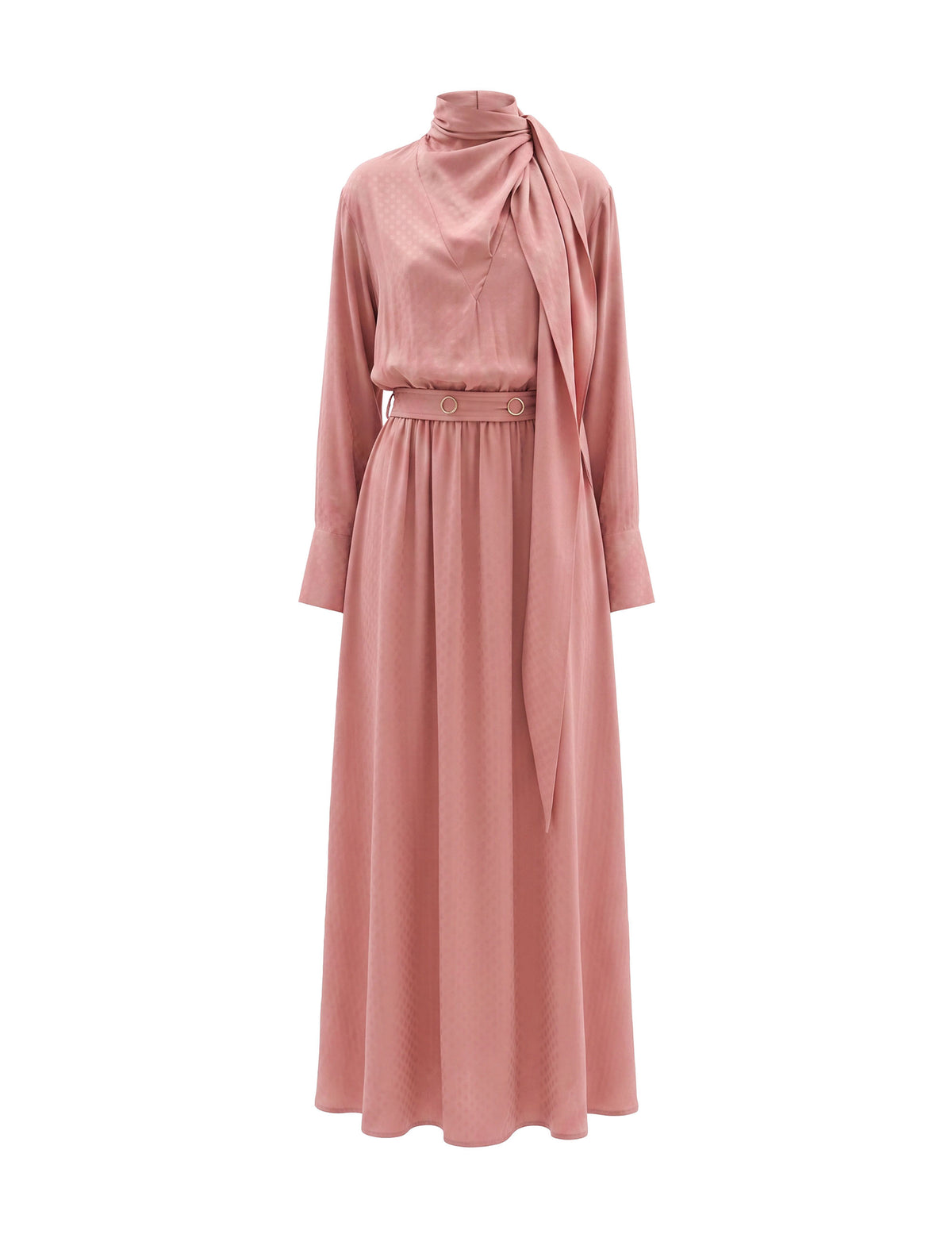 Vestido Karina Jacquard Rose