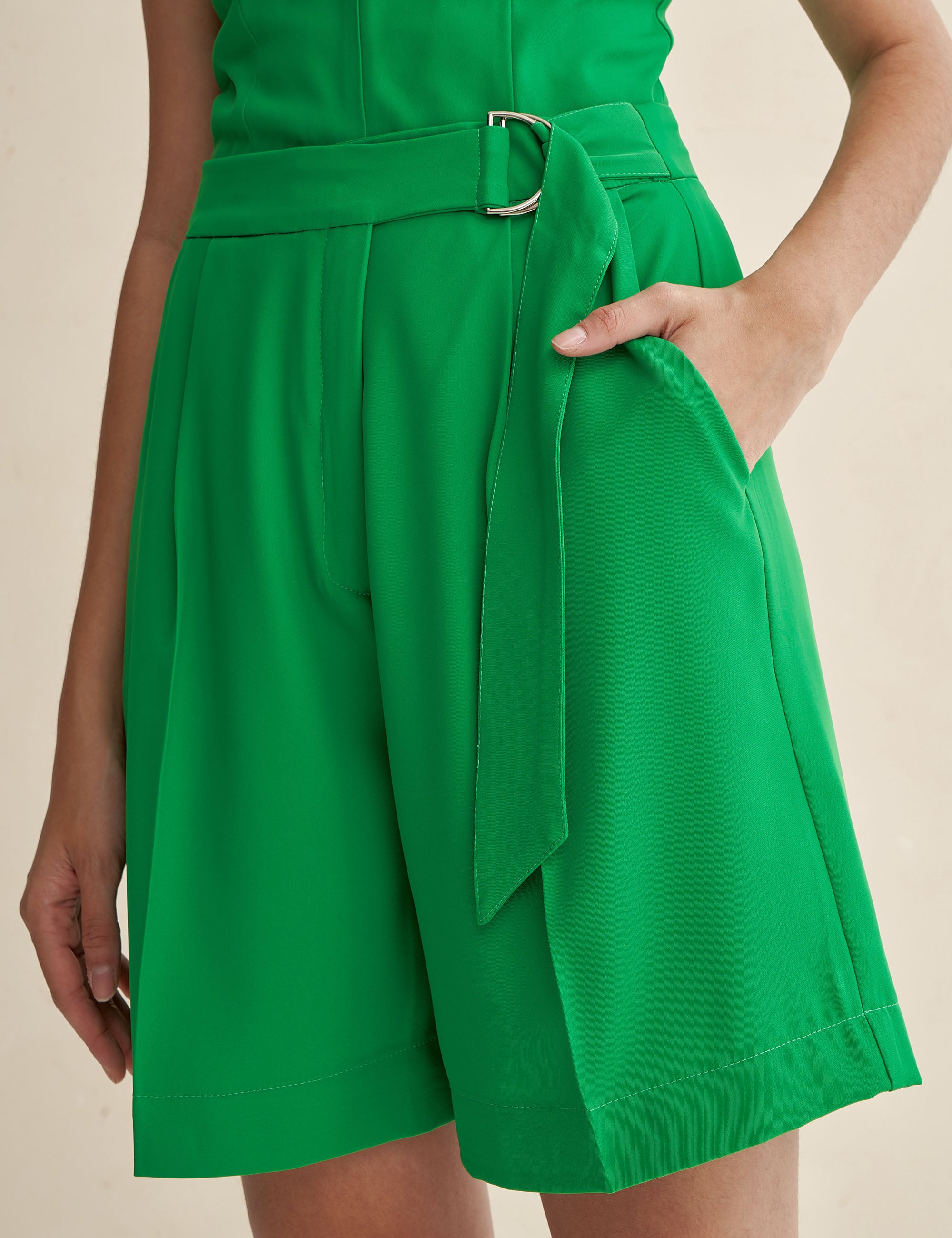 Bermuda Nayara Alfaiataria Verde