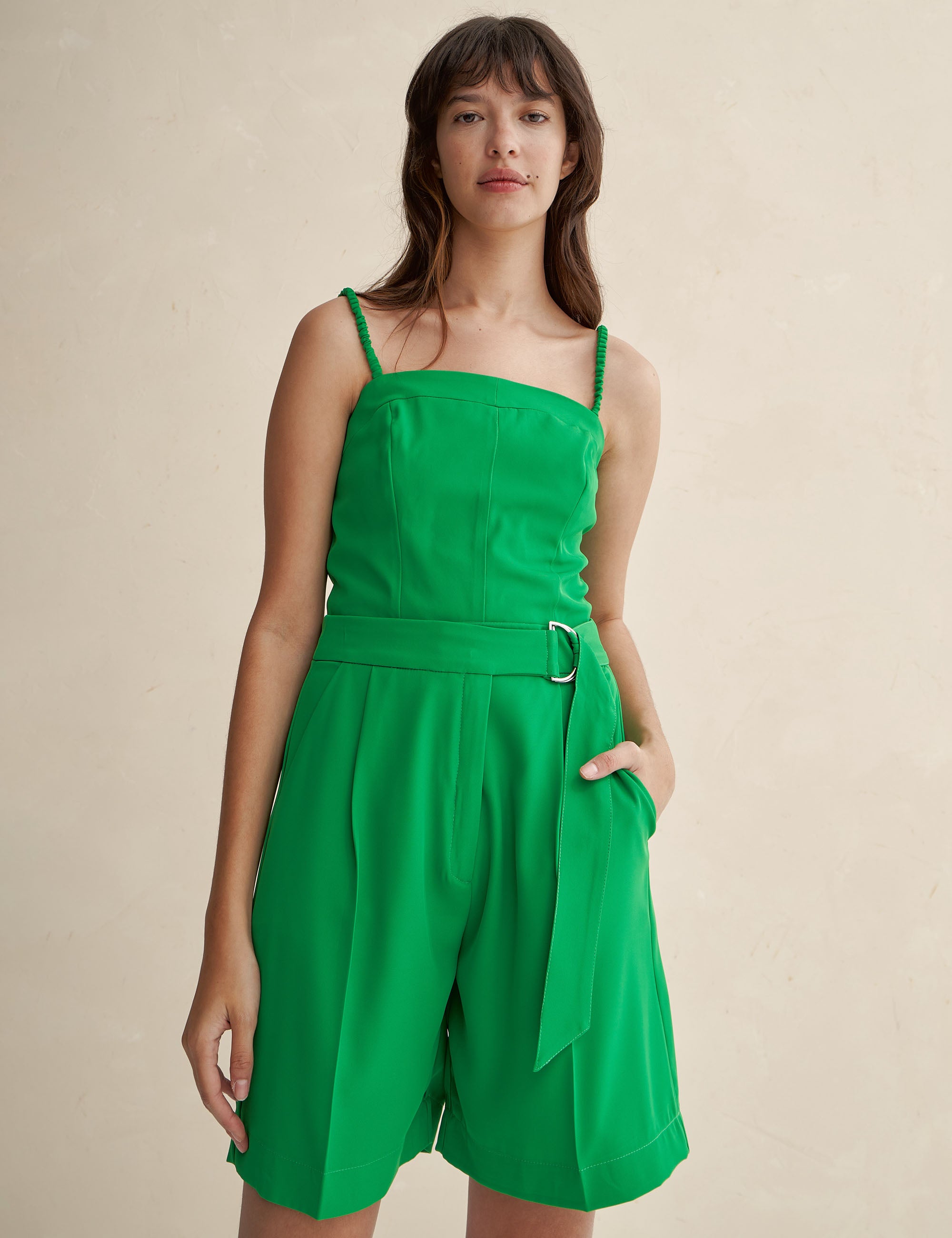 Bermuda Nayara Alfaiataria Verde