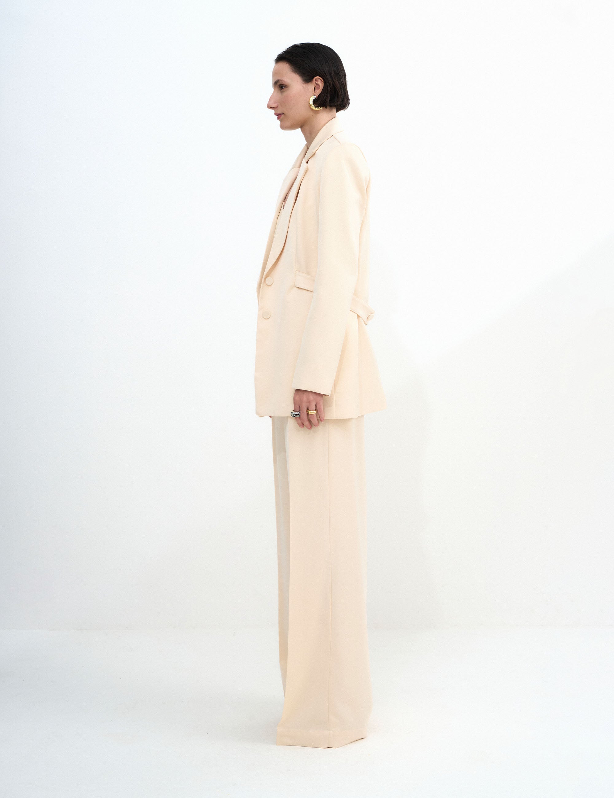 Blazer Ana Alice Alfaiataria Marfim