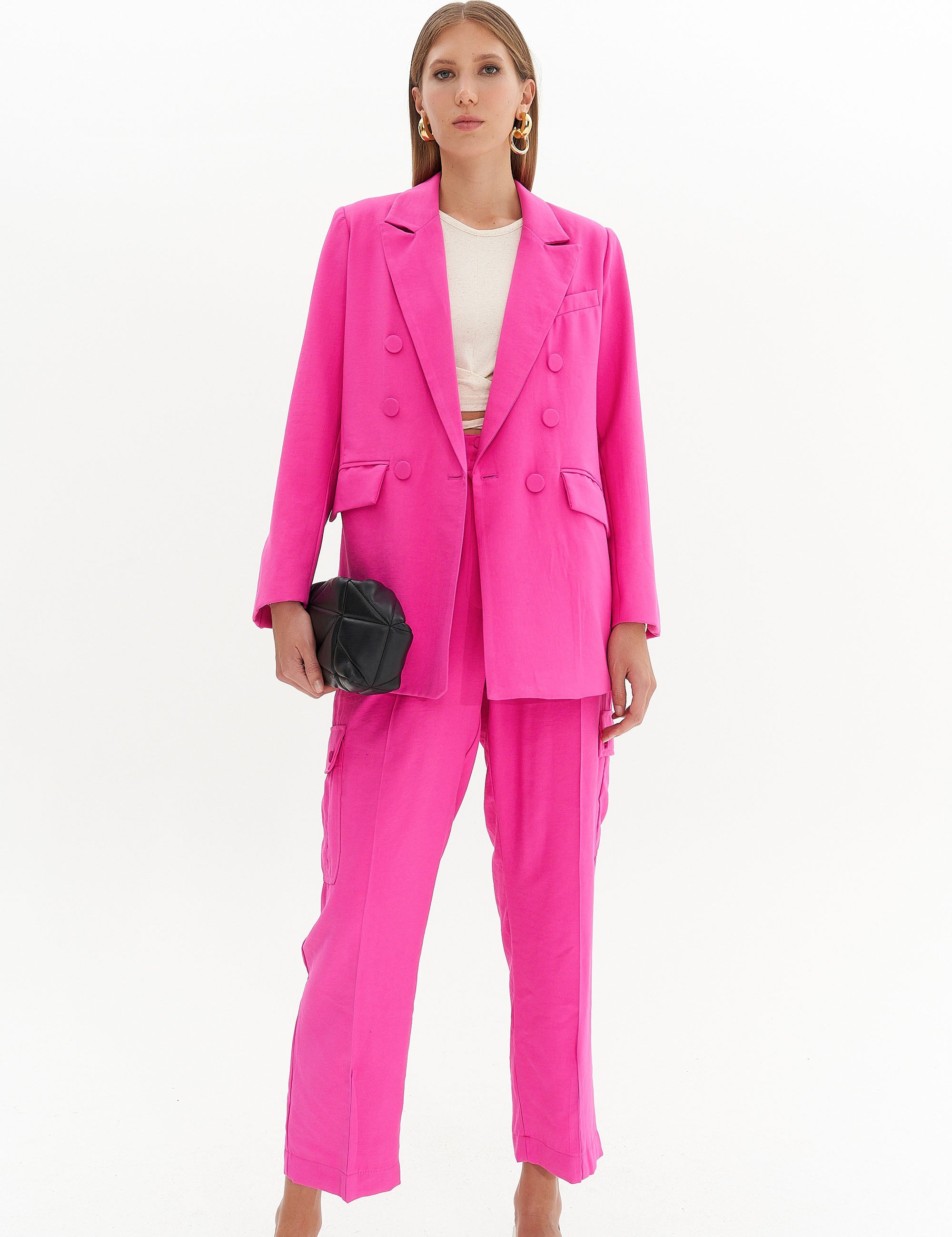 Blazer Alessandra Viscose Pink