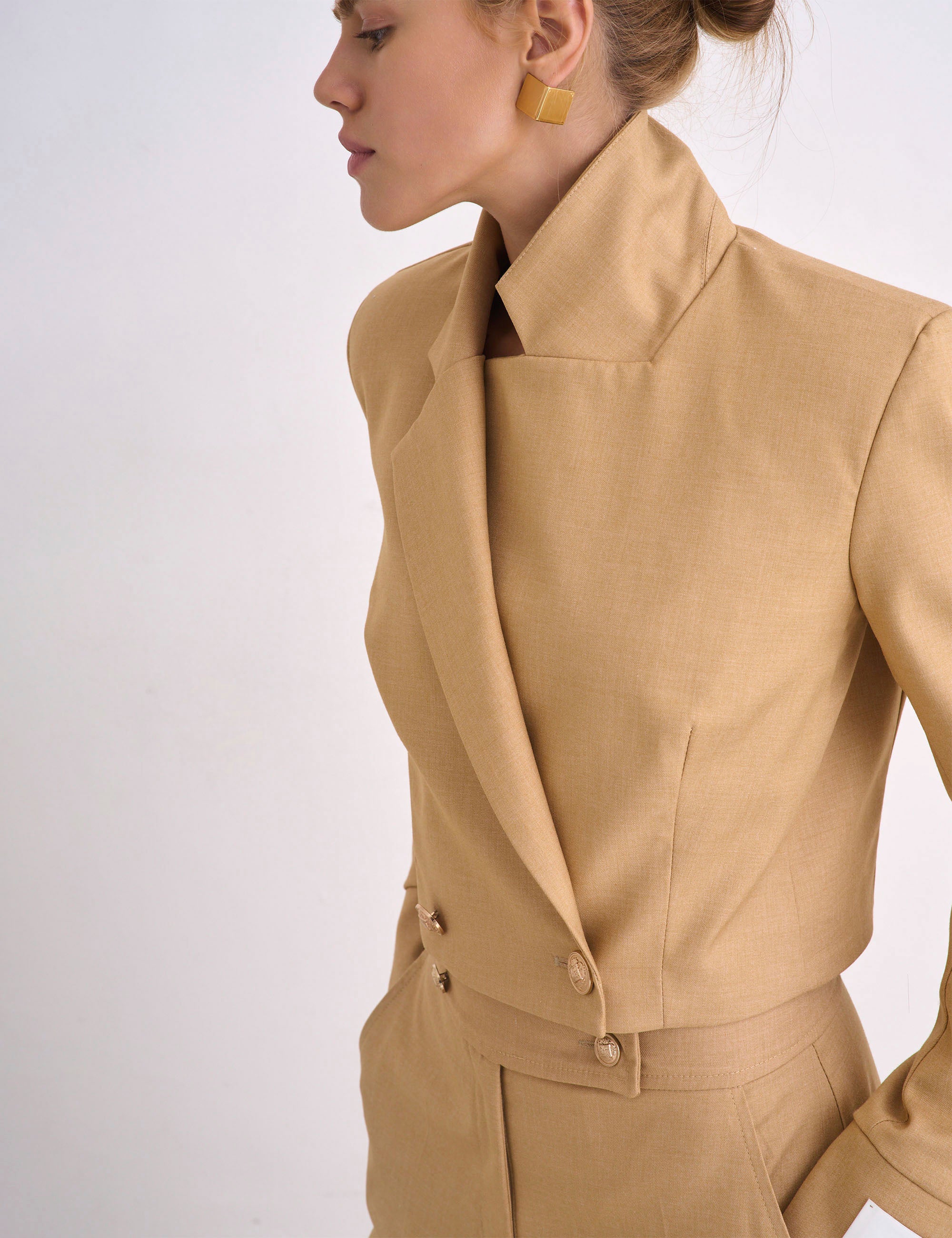 Blazer Alice Alfaiataria Bege