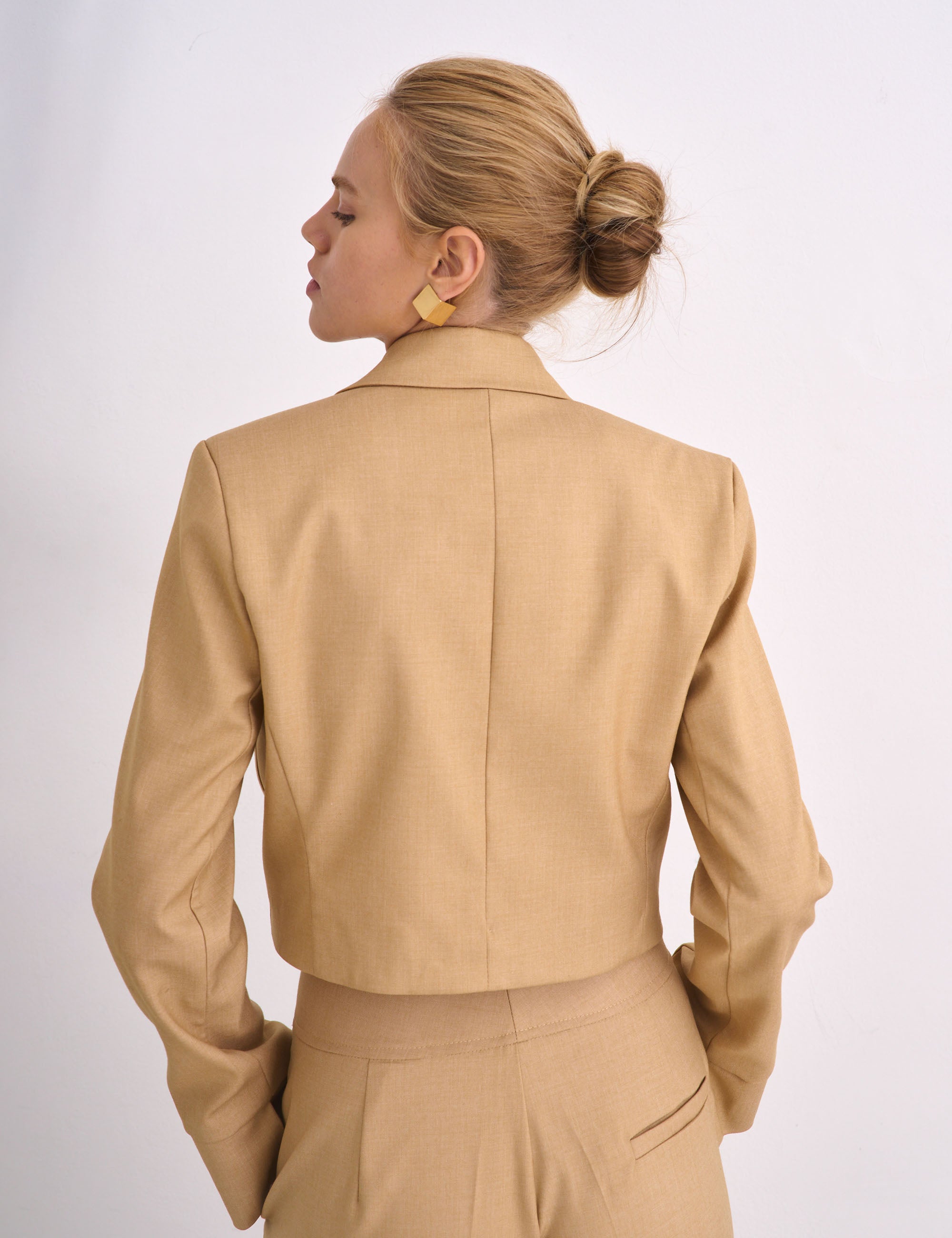 Blazer Alice Alfaiataria Bege