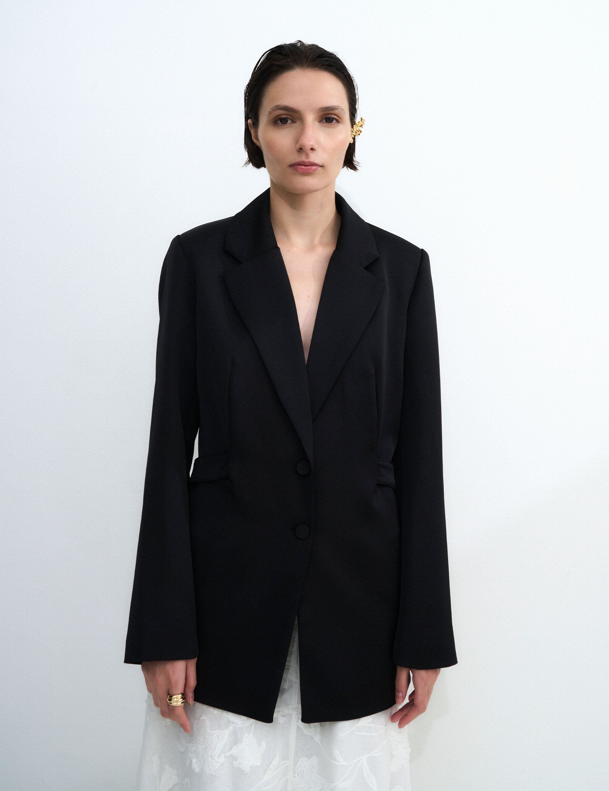 Blazer Ana Alice Alfaiataria Preto