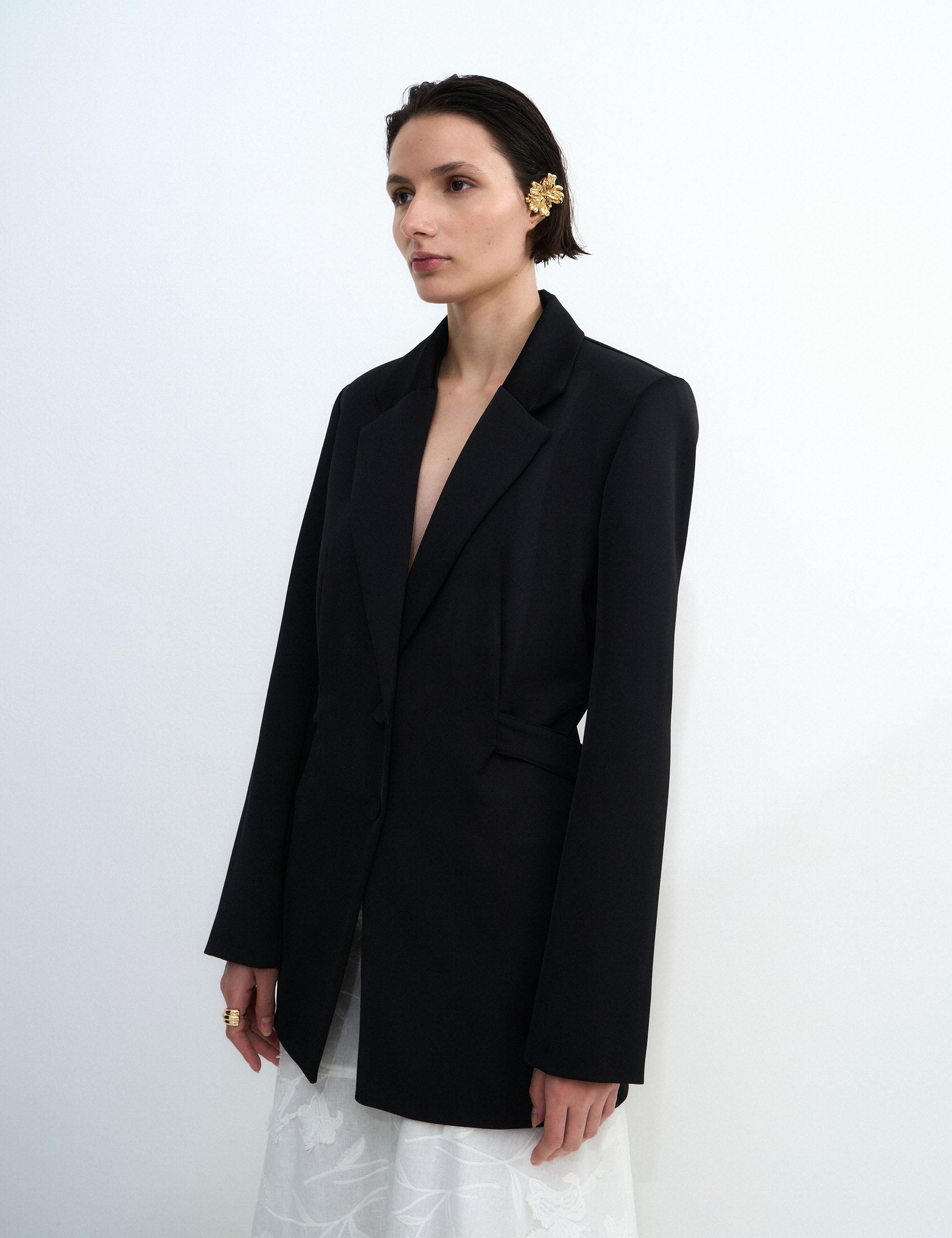 Blazer Ana Alice Alfaiataria Preto