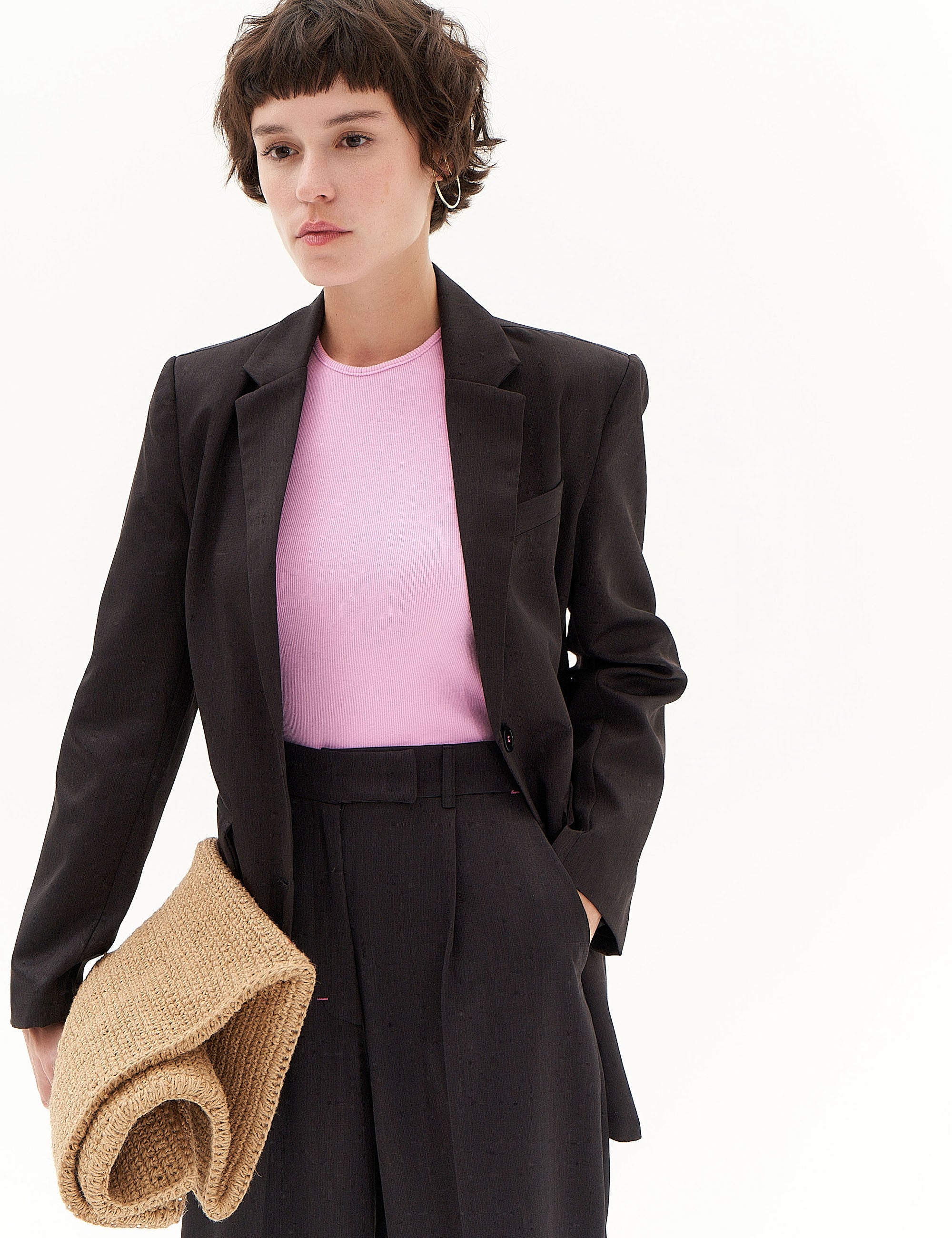 Blazer Antonela Alfaiataria Preto