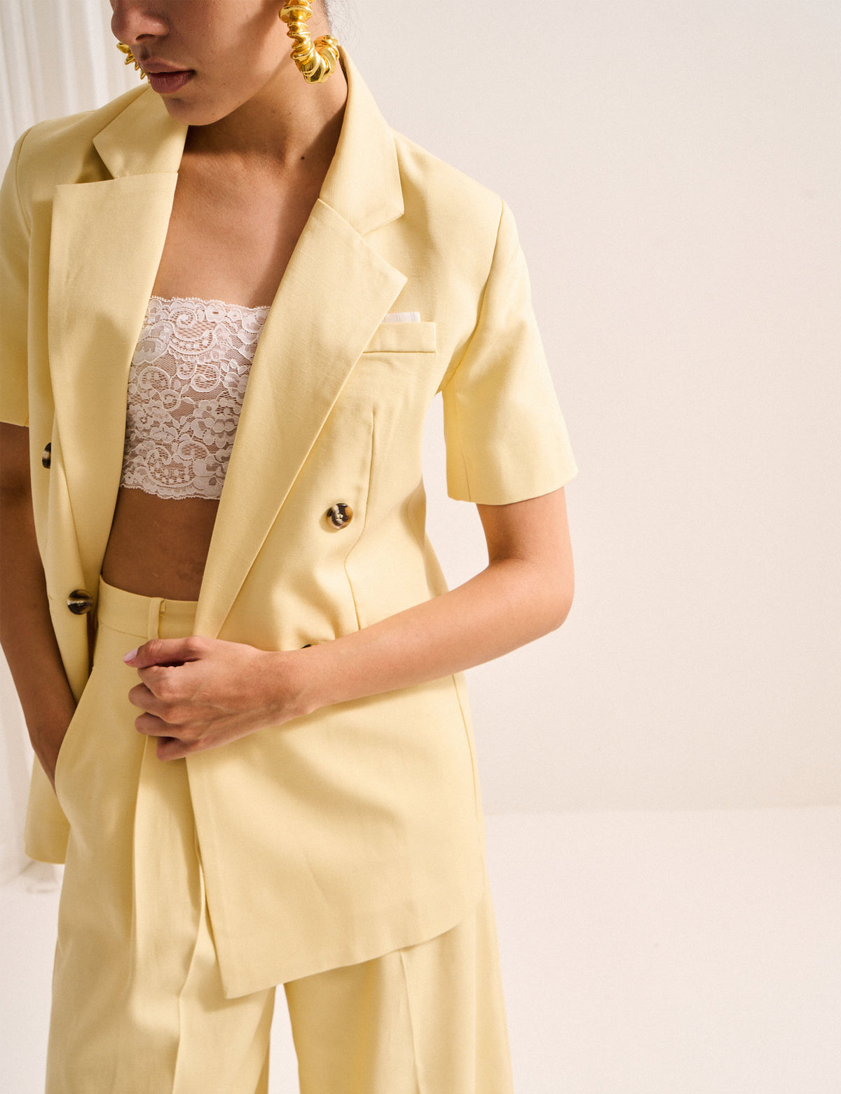 Blazer Arielle Liocel Amarelo