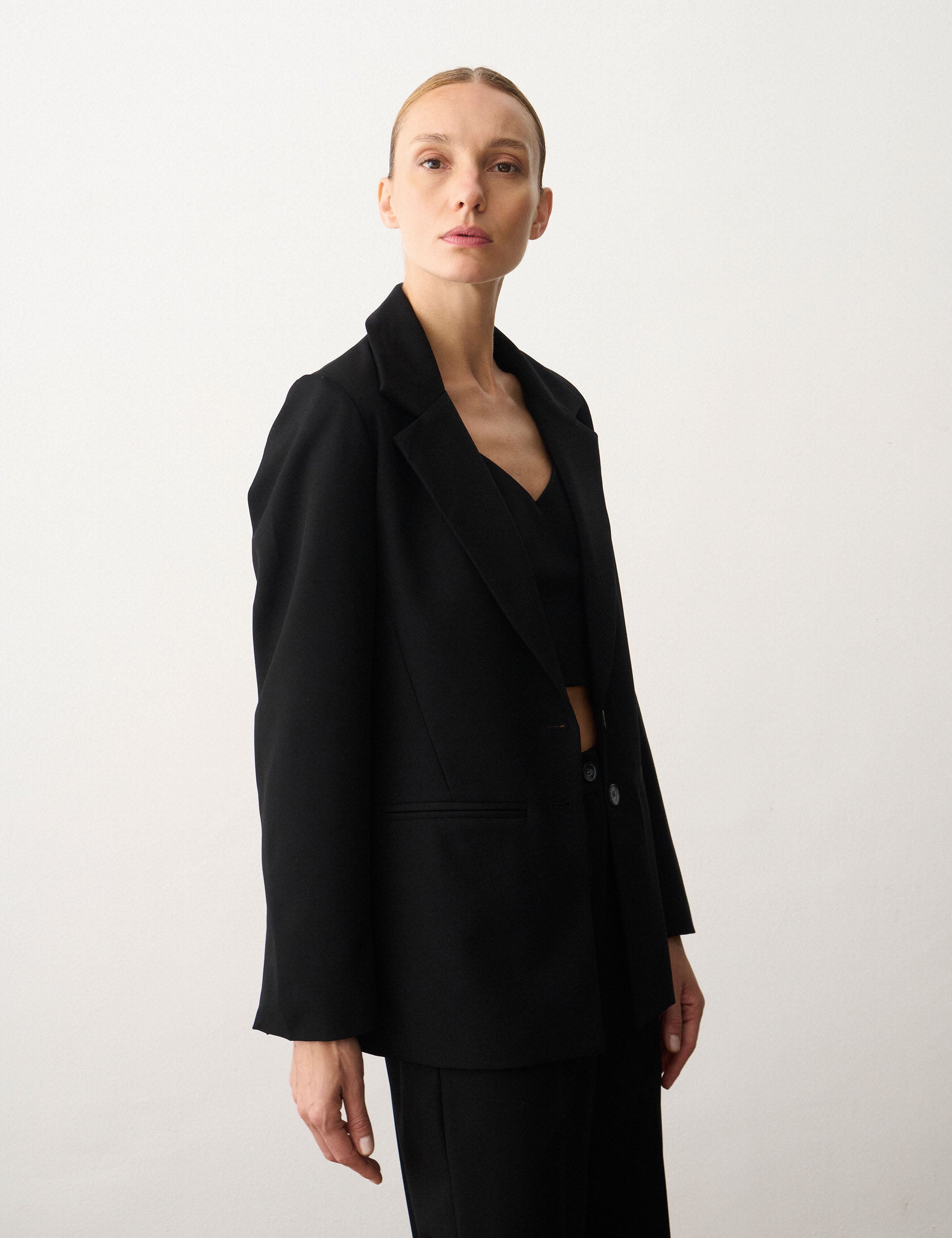 Blazer Melany Alfaiataria Preto