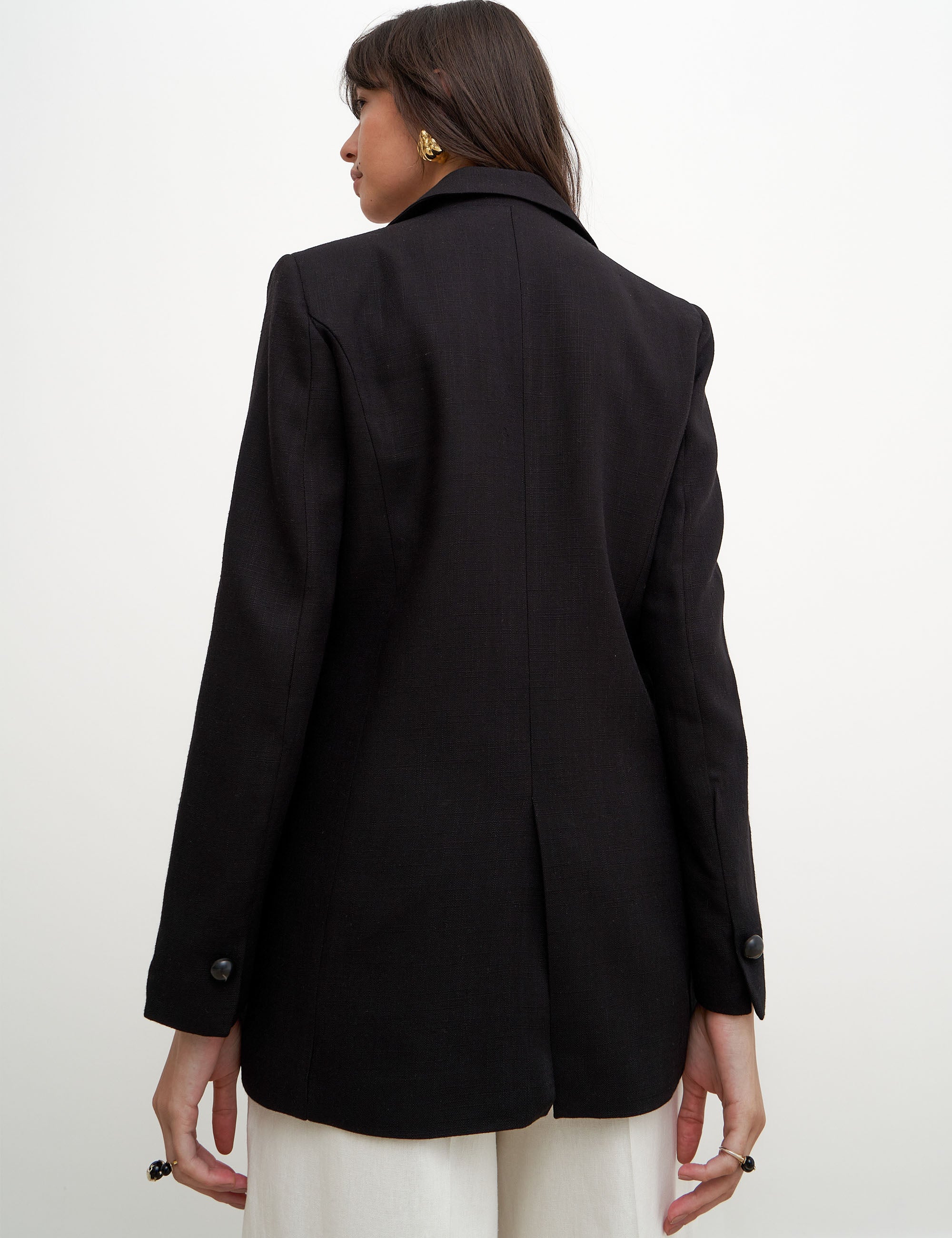 Blazer Camille Viscose Preto
