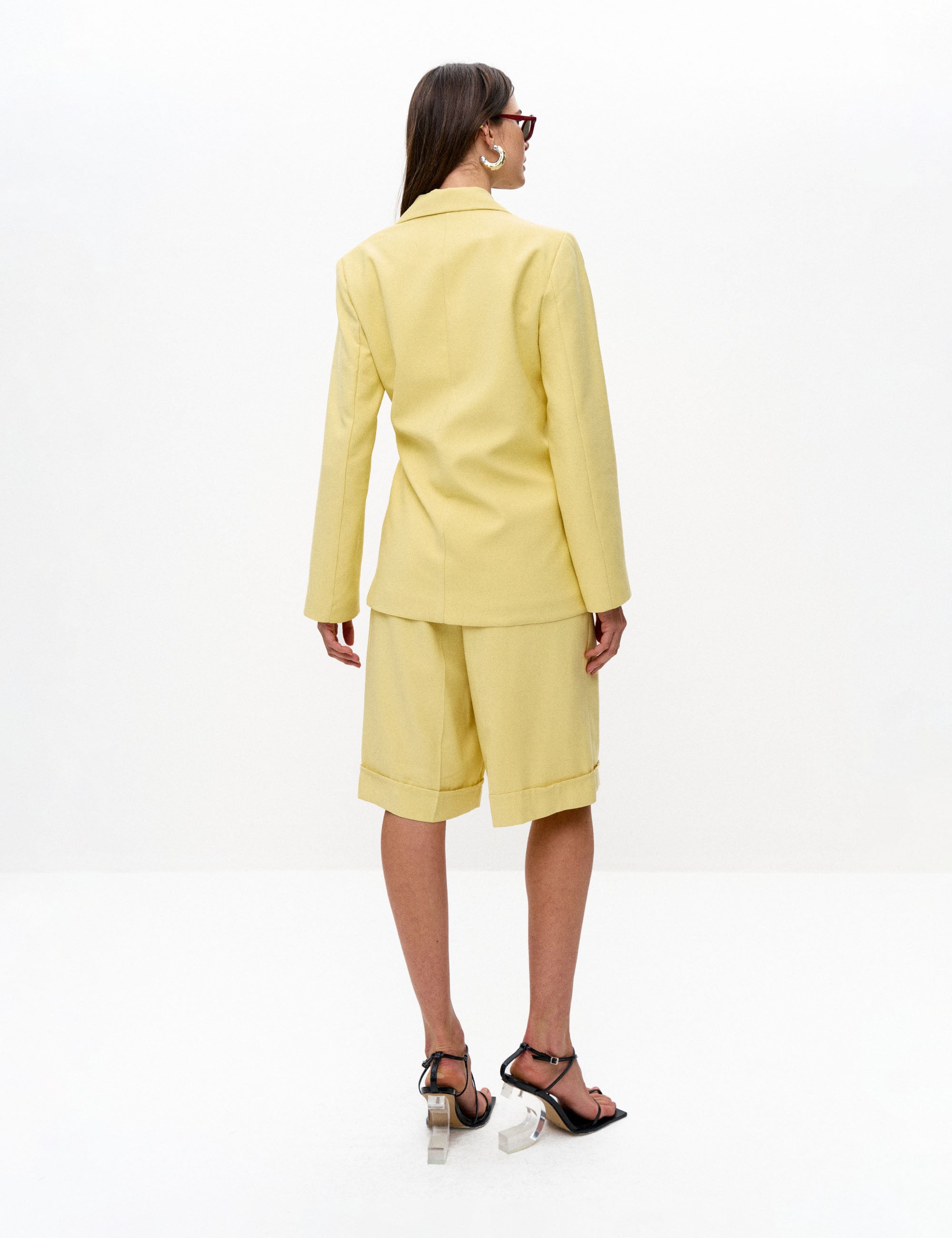 Blazer Charlotte Crepe Amarelo