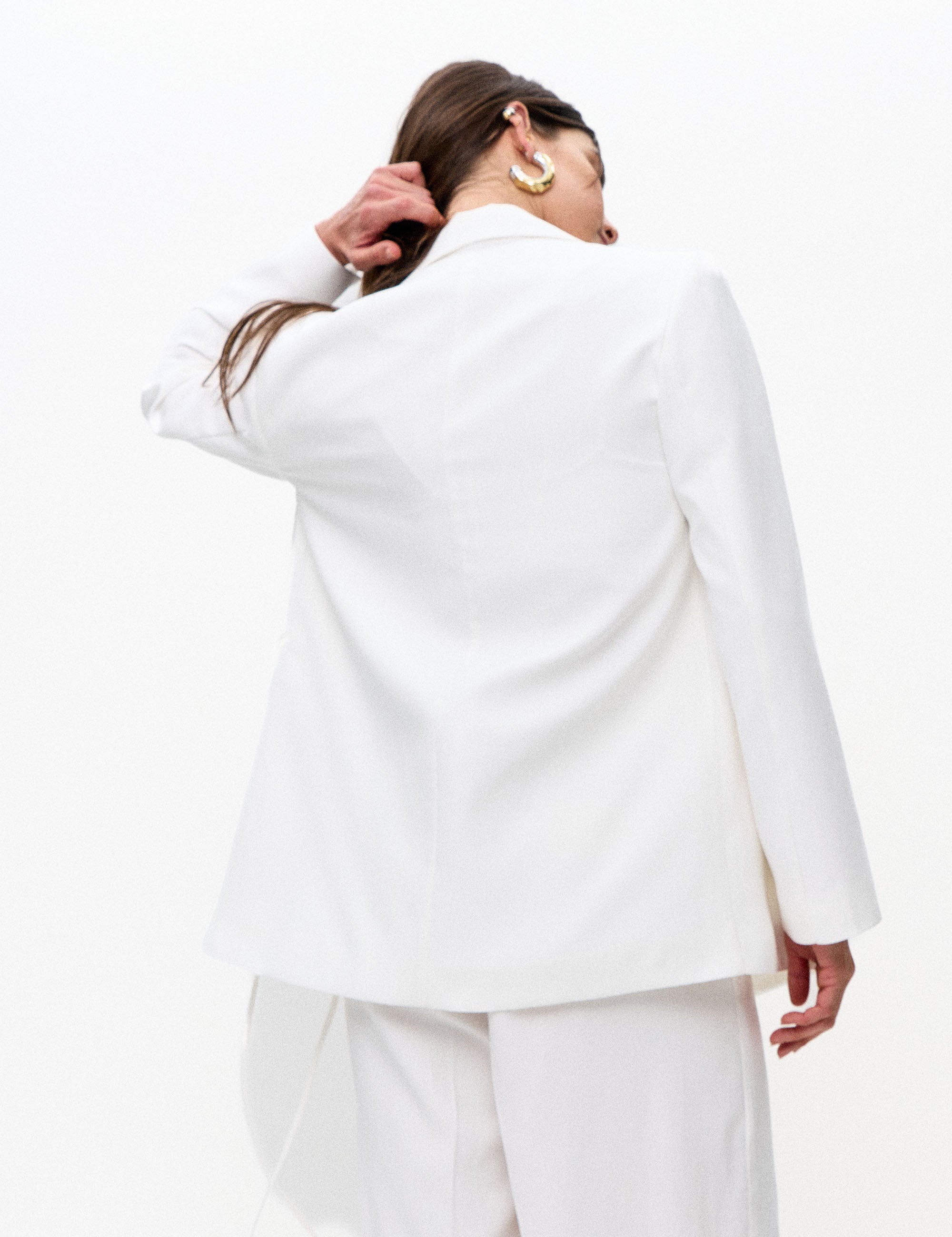 Blazer Charlotte Crepe Off White