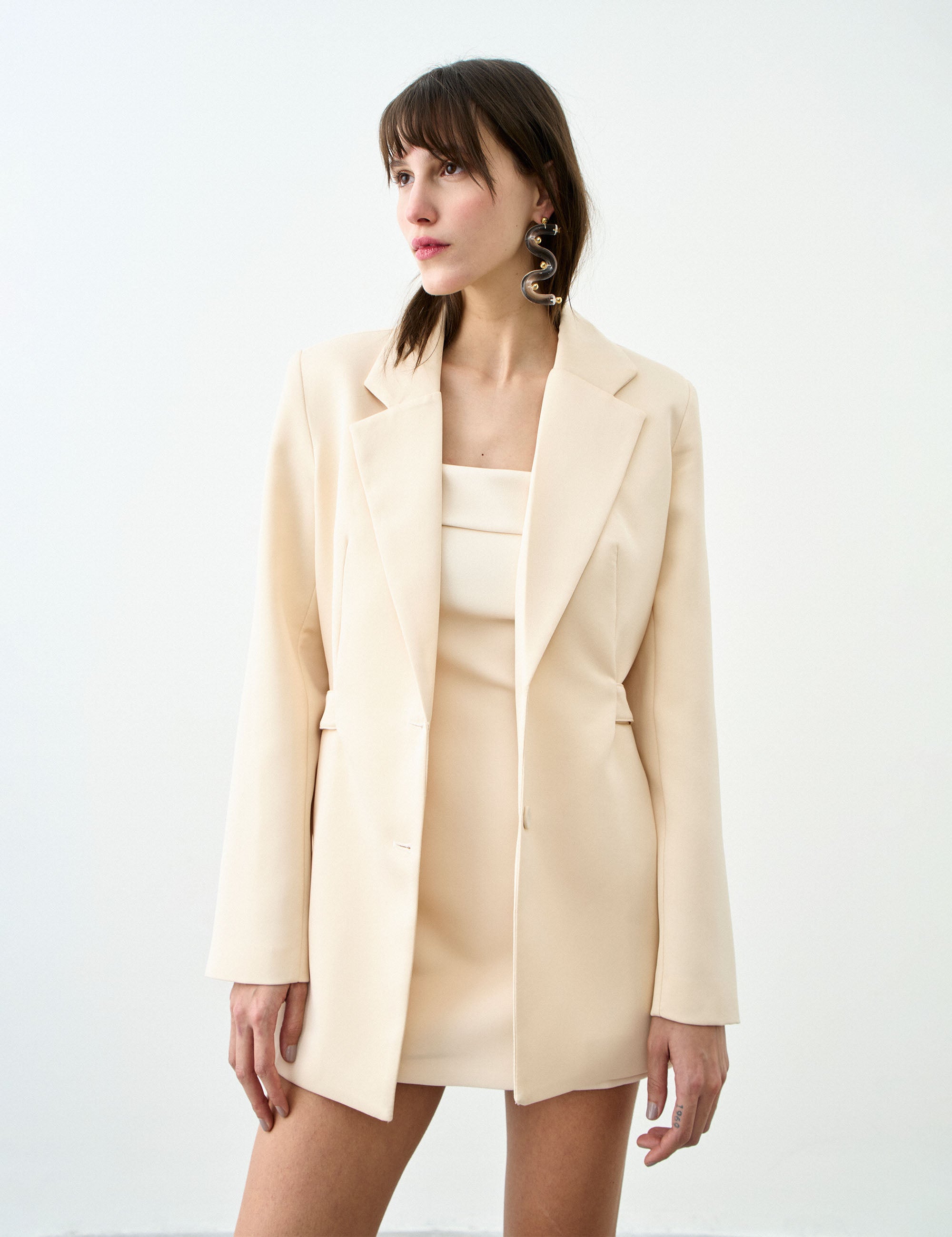 Blazer Eclair Alfaiataria Marfim