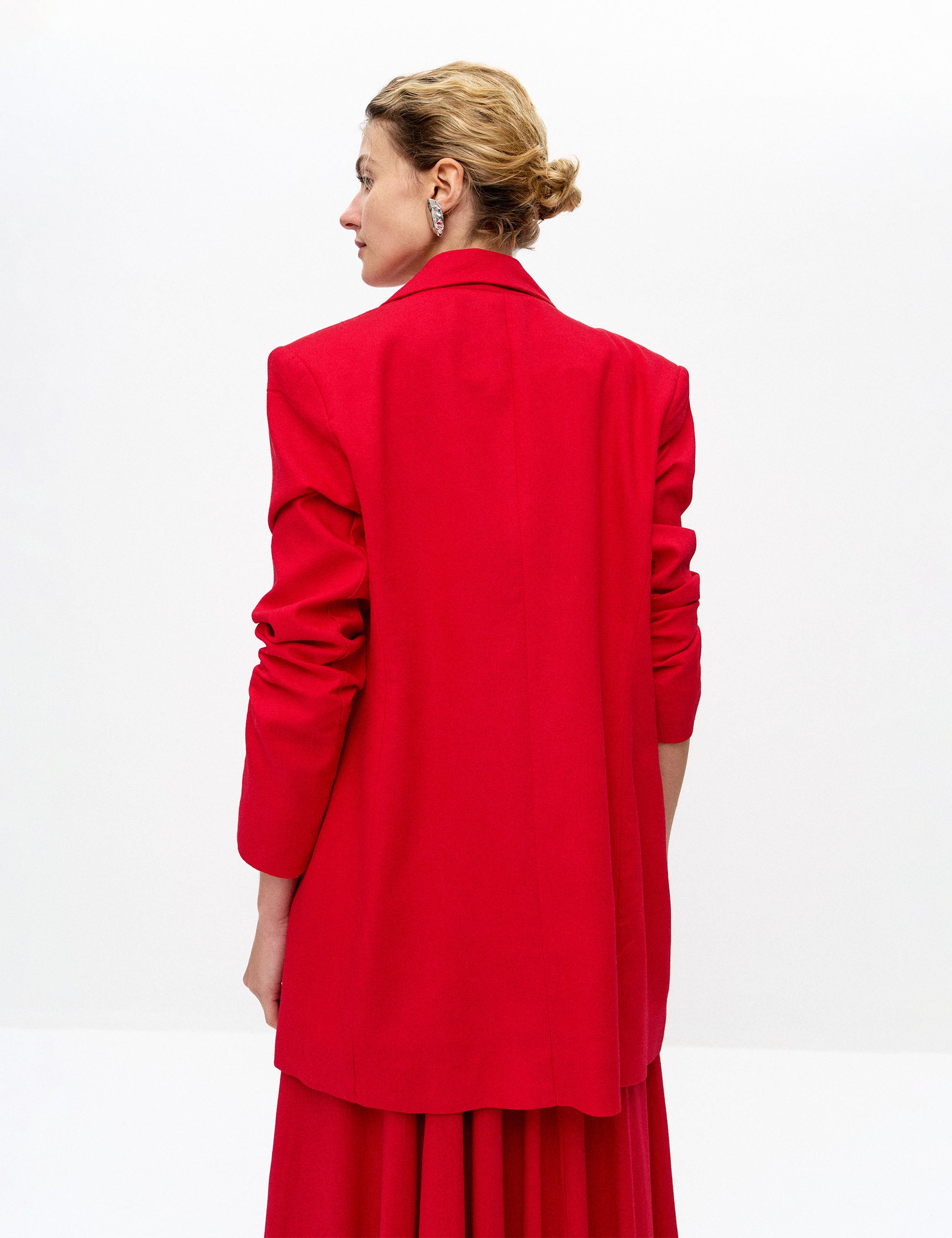 Blazer Florence Viscolinho Vermelho