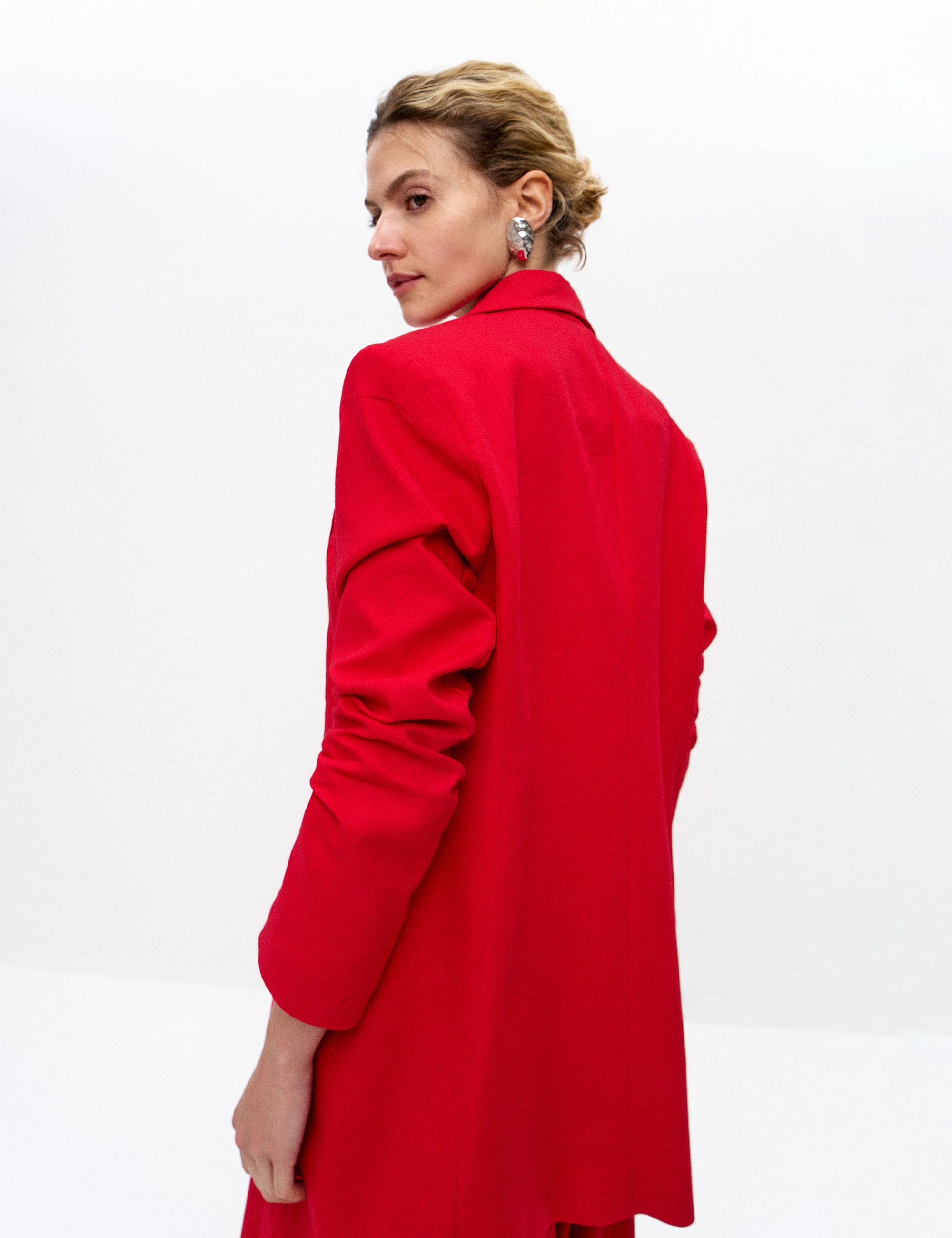 Blazer Florence Viscolinho Vermelho