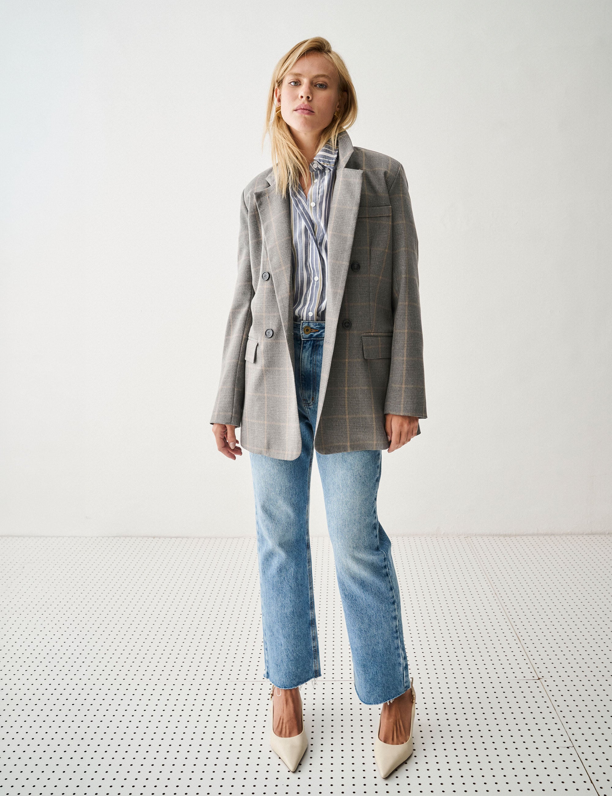 Blazer Gales Alfaiataria Cinza