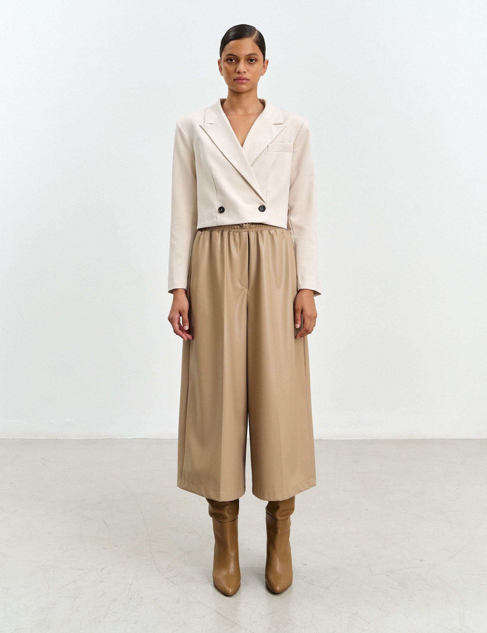 Blazer Georgia Alfaiataria Bege