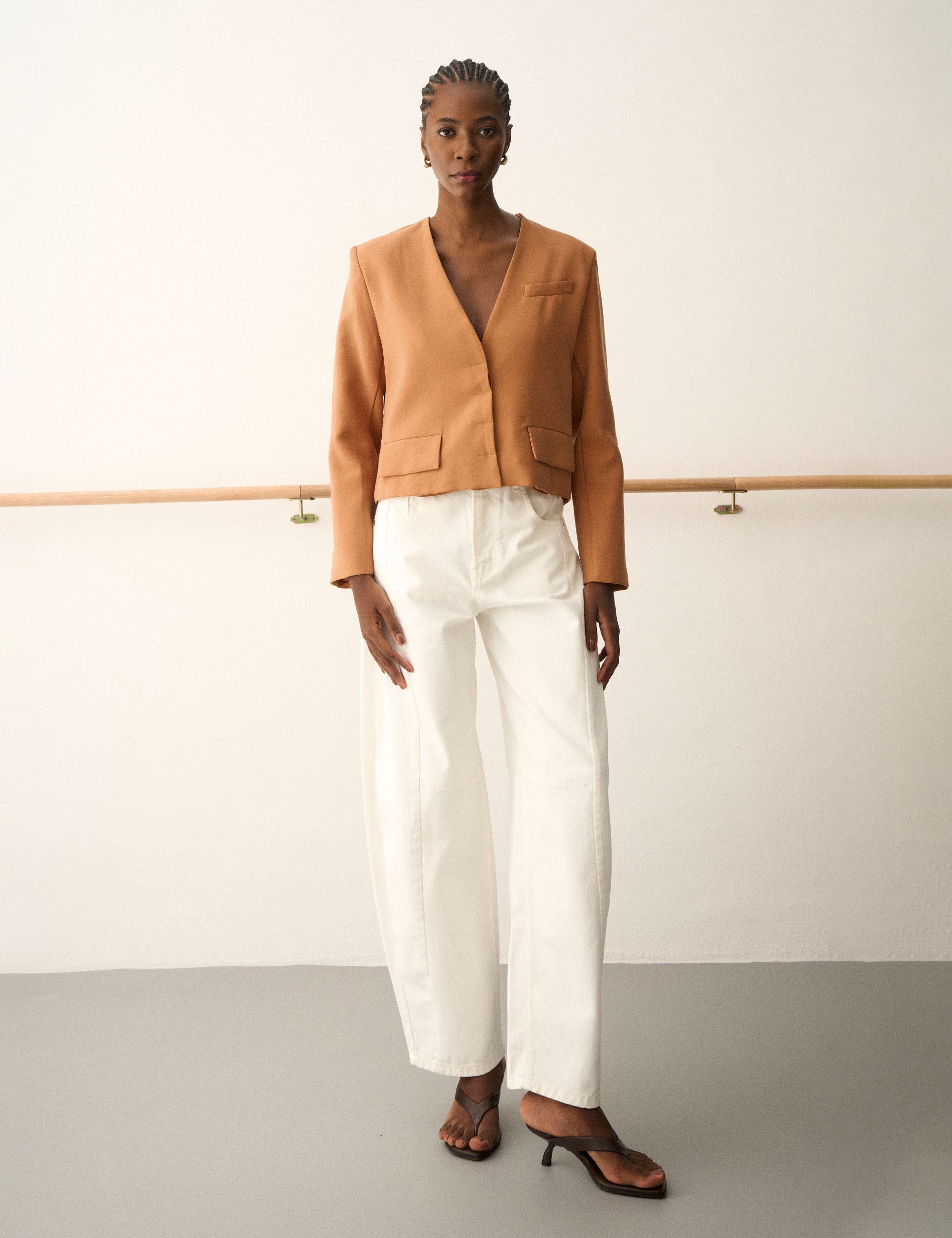 Blazer Julia Liocel Amendoa