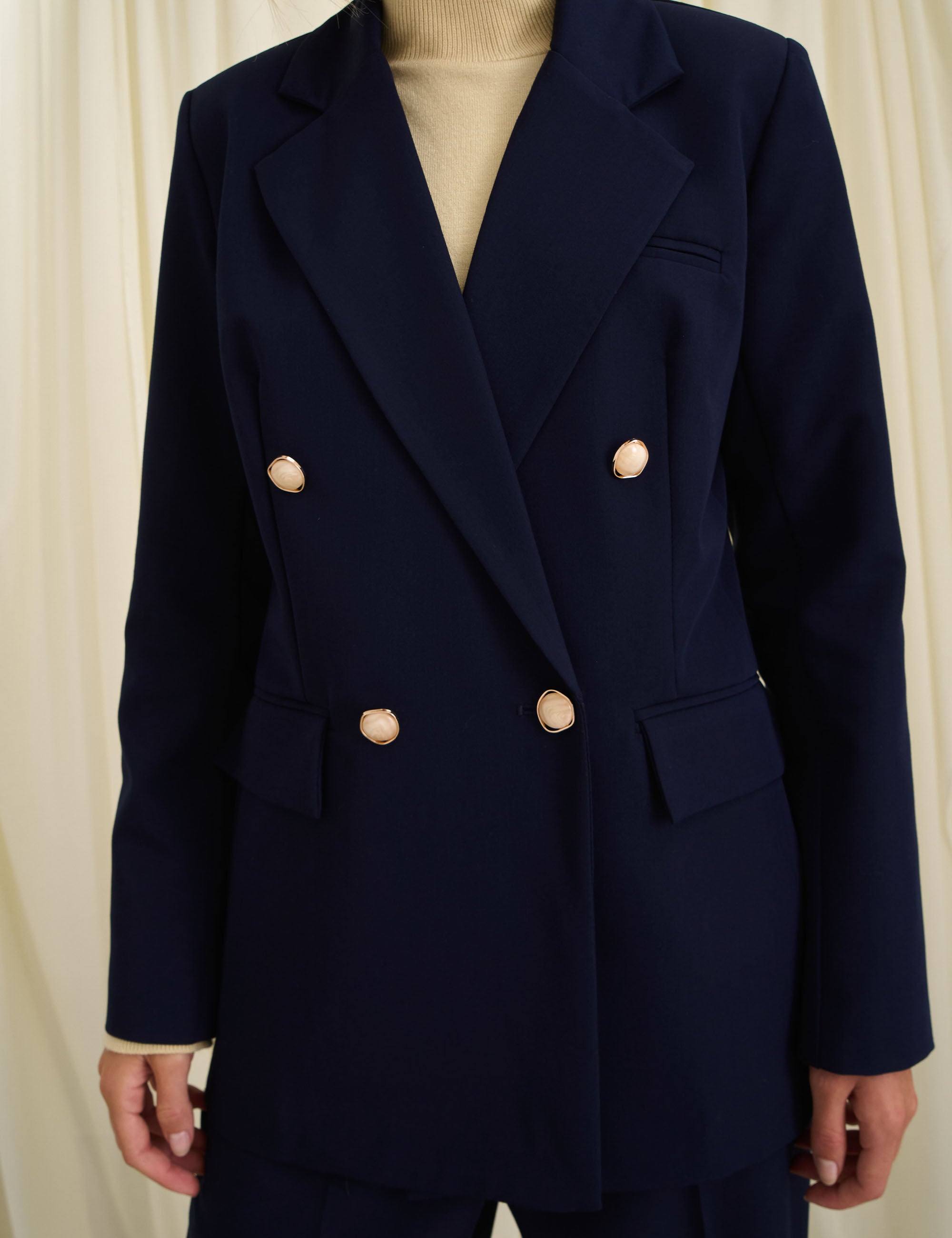 Blazer Liege Alfaiataria Marinho