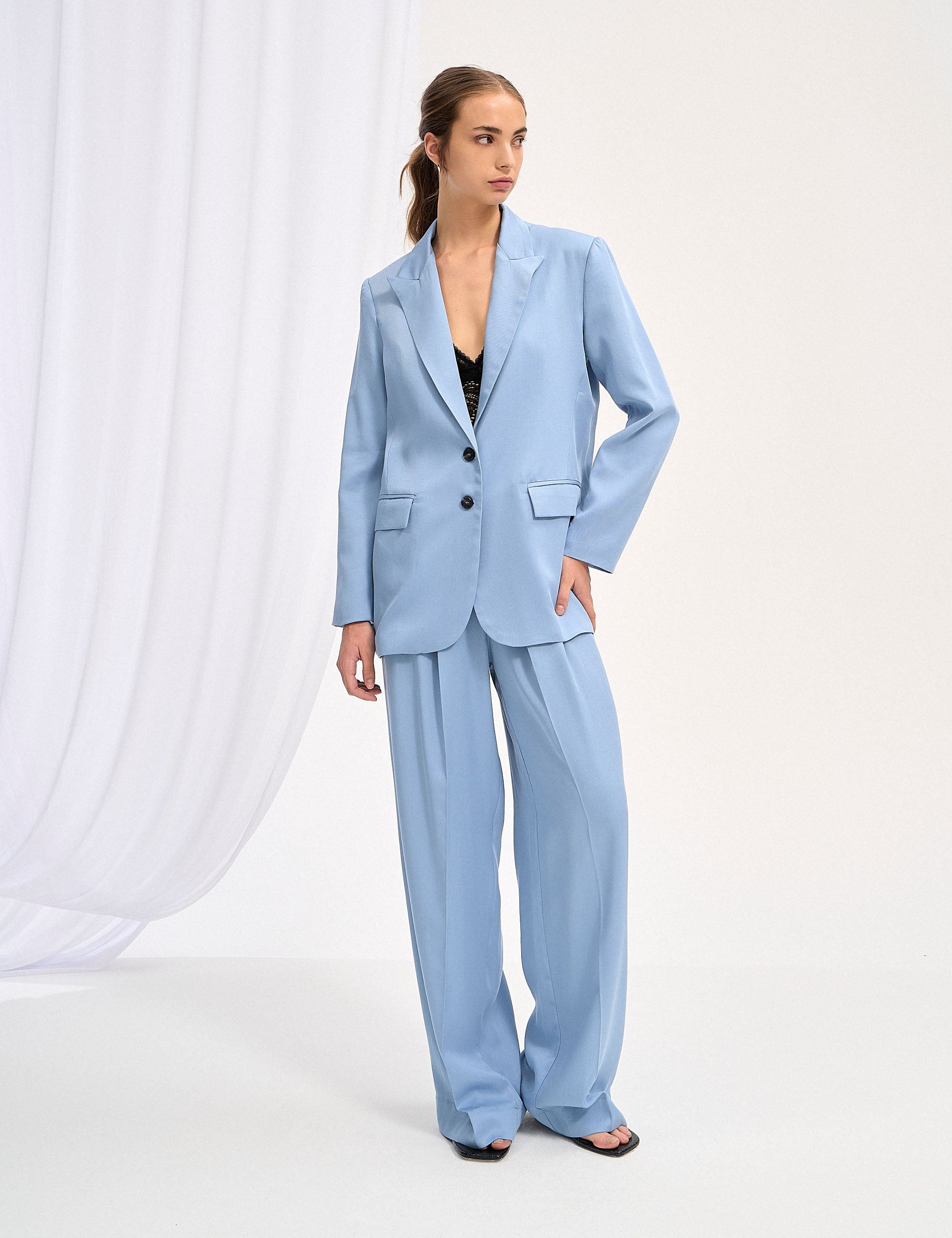 Blazer Los Angeles Liocel Azul Celeste