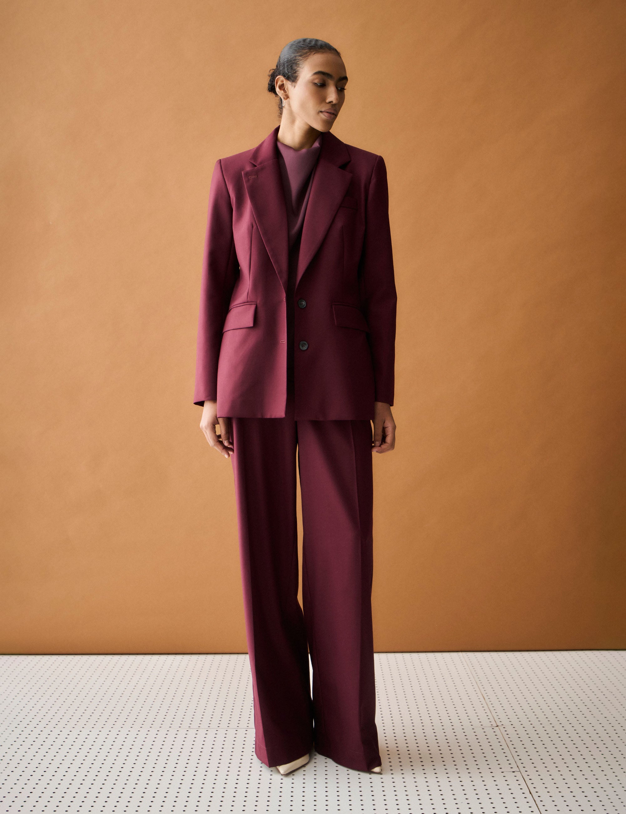 Blazer Luiza Alfaiataria Bordeaux