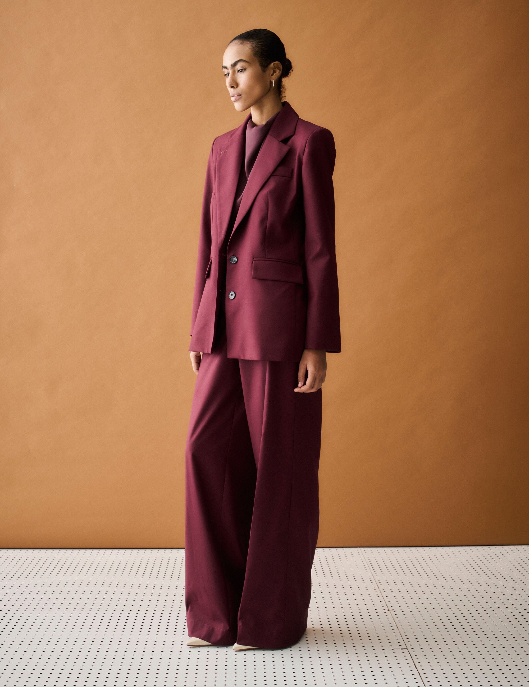 Blazer Luiza Alfaiataria Bordeaux