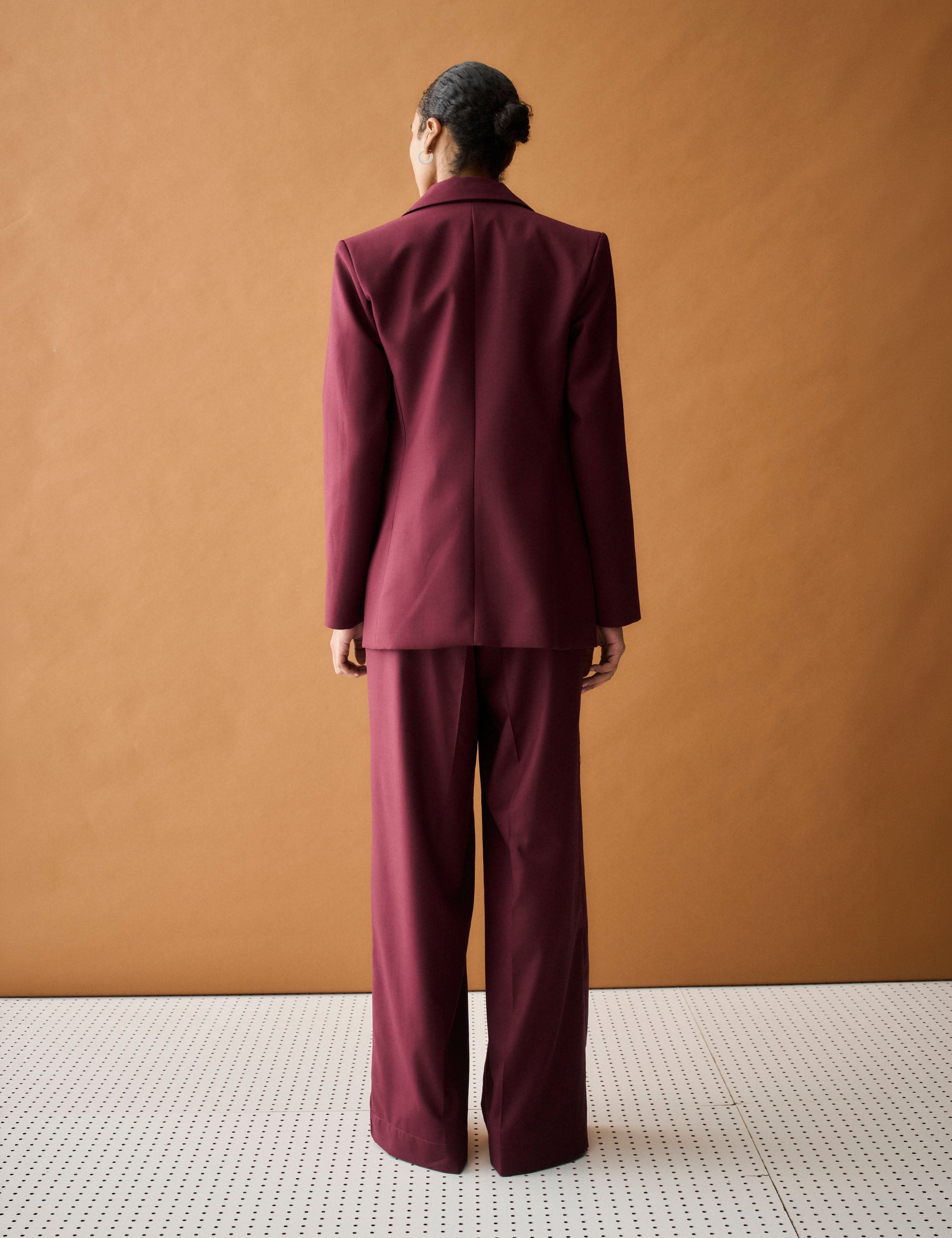 Blazer Luiza Alfaiataria Bordeaux