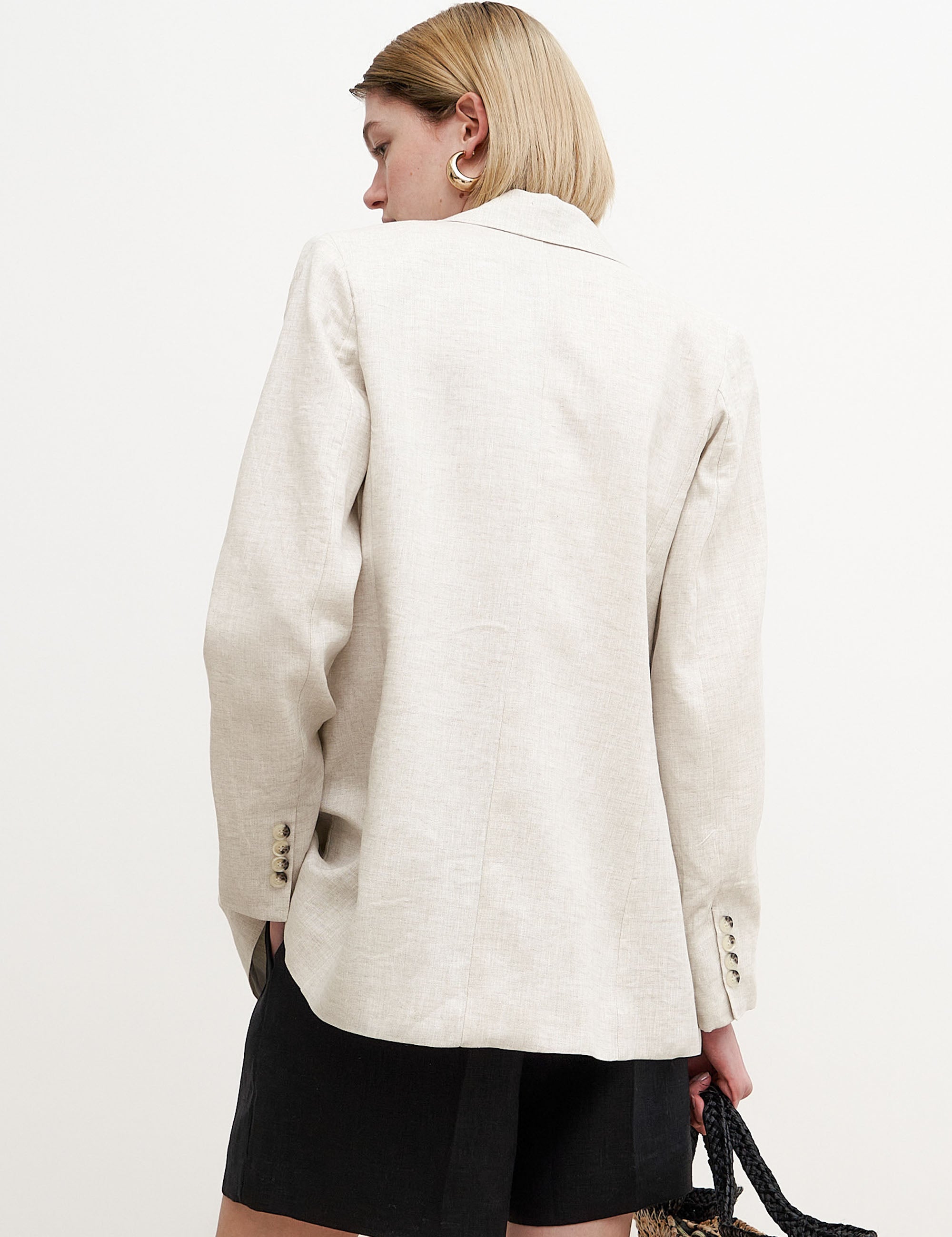 Blazer Luna Linho Areia