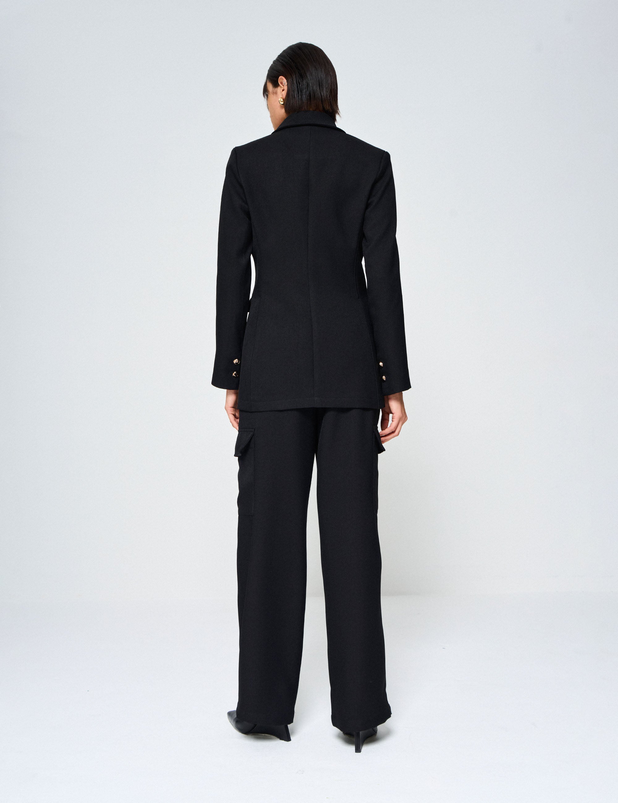 Blazer Madison Sarjado Preto