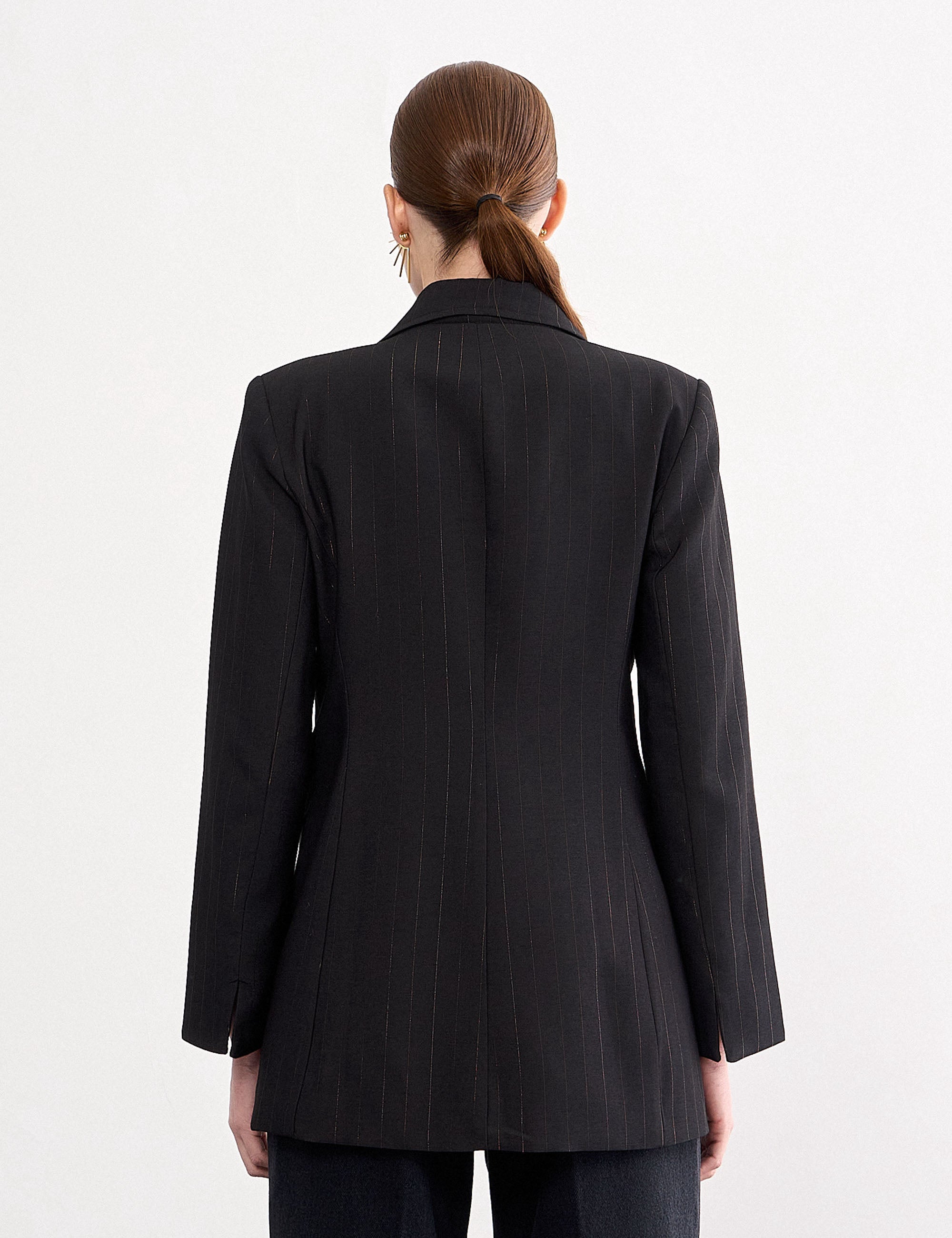 Blazer Mandy Viscose Preto