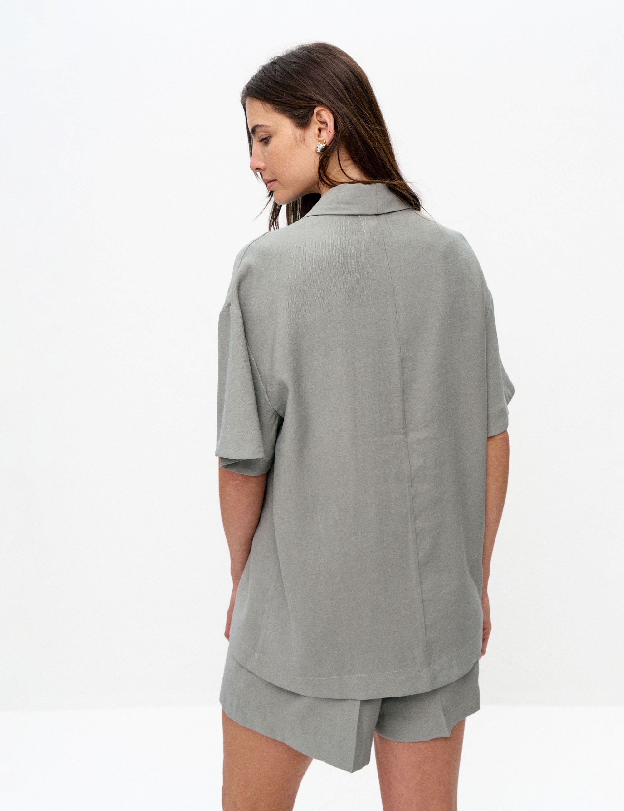 Blazer Maria Viscose Oliva