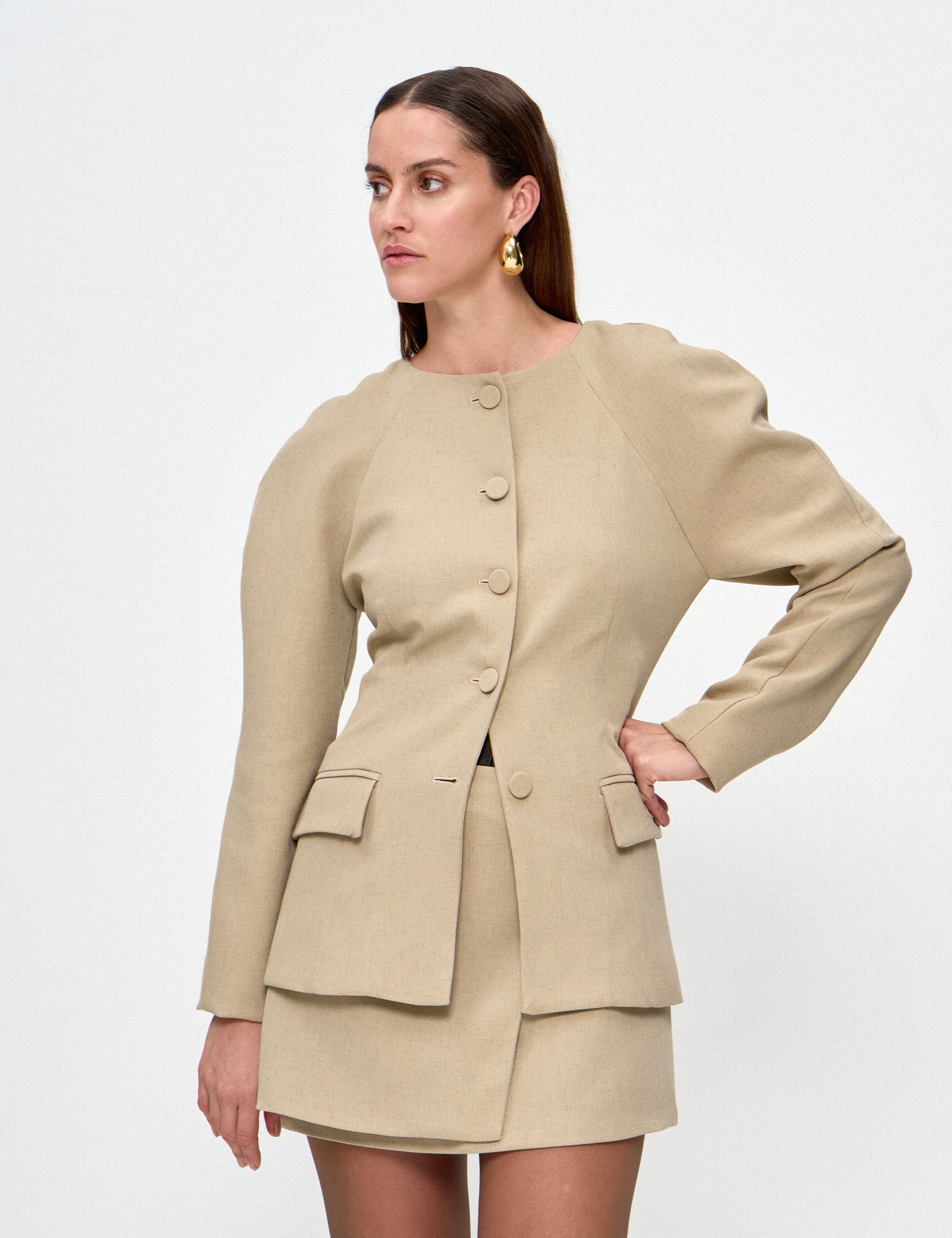 Blazer Nelly Tweed Fendi