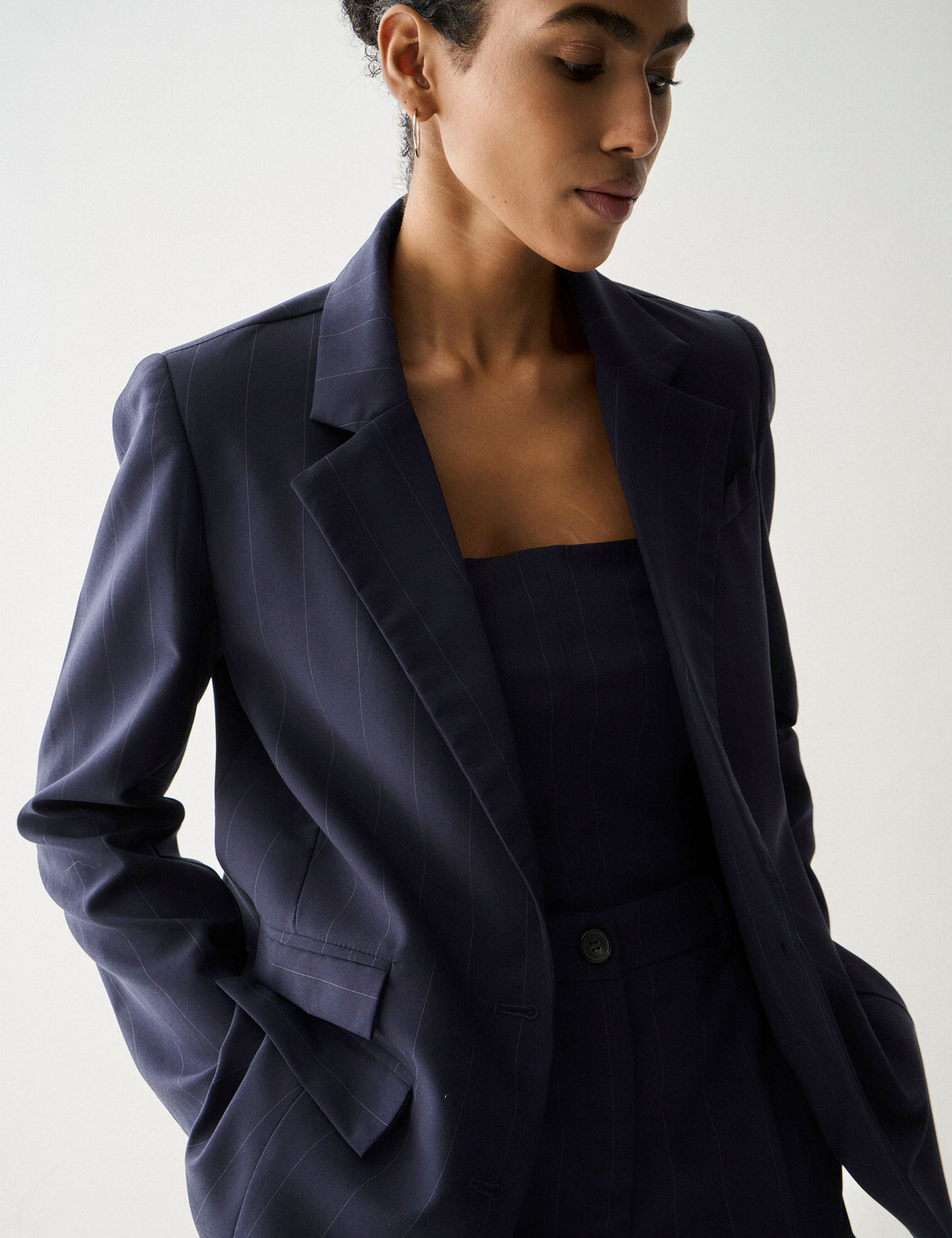 Blazer Nysa Alfaiataria Marinho