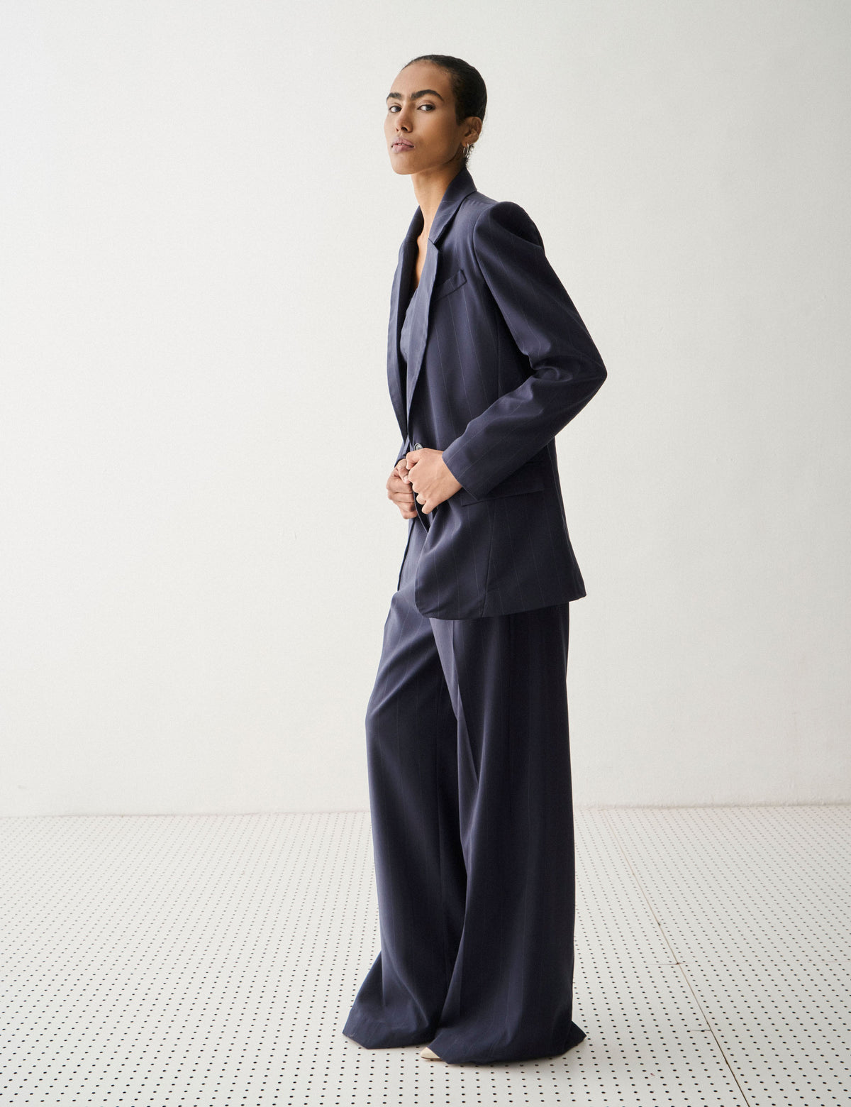 Blazer Nysa Alfaiataria Marinho