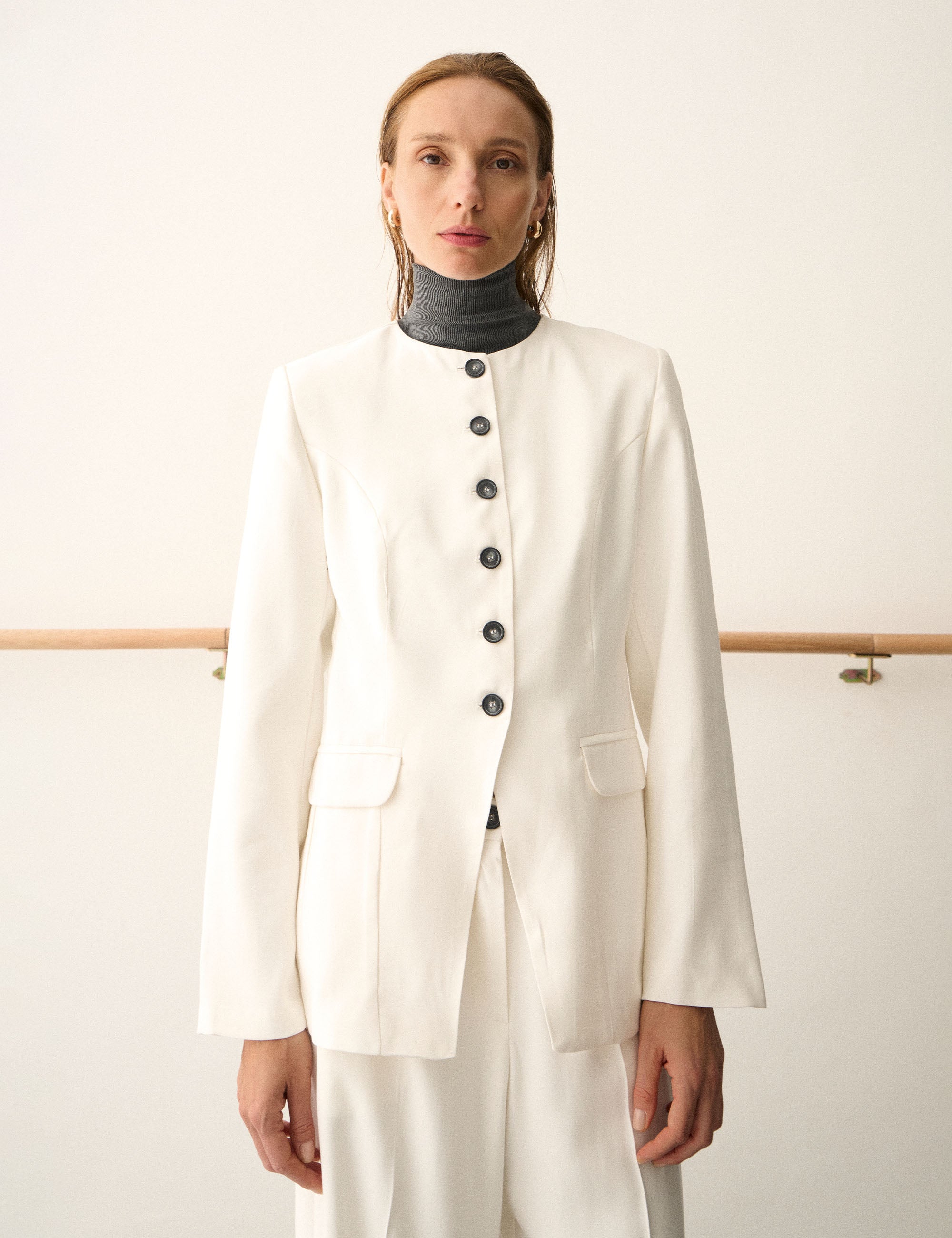 Blazer Olivia Alfaiataria Off White