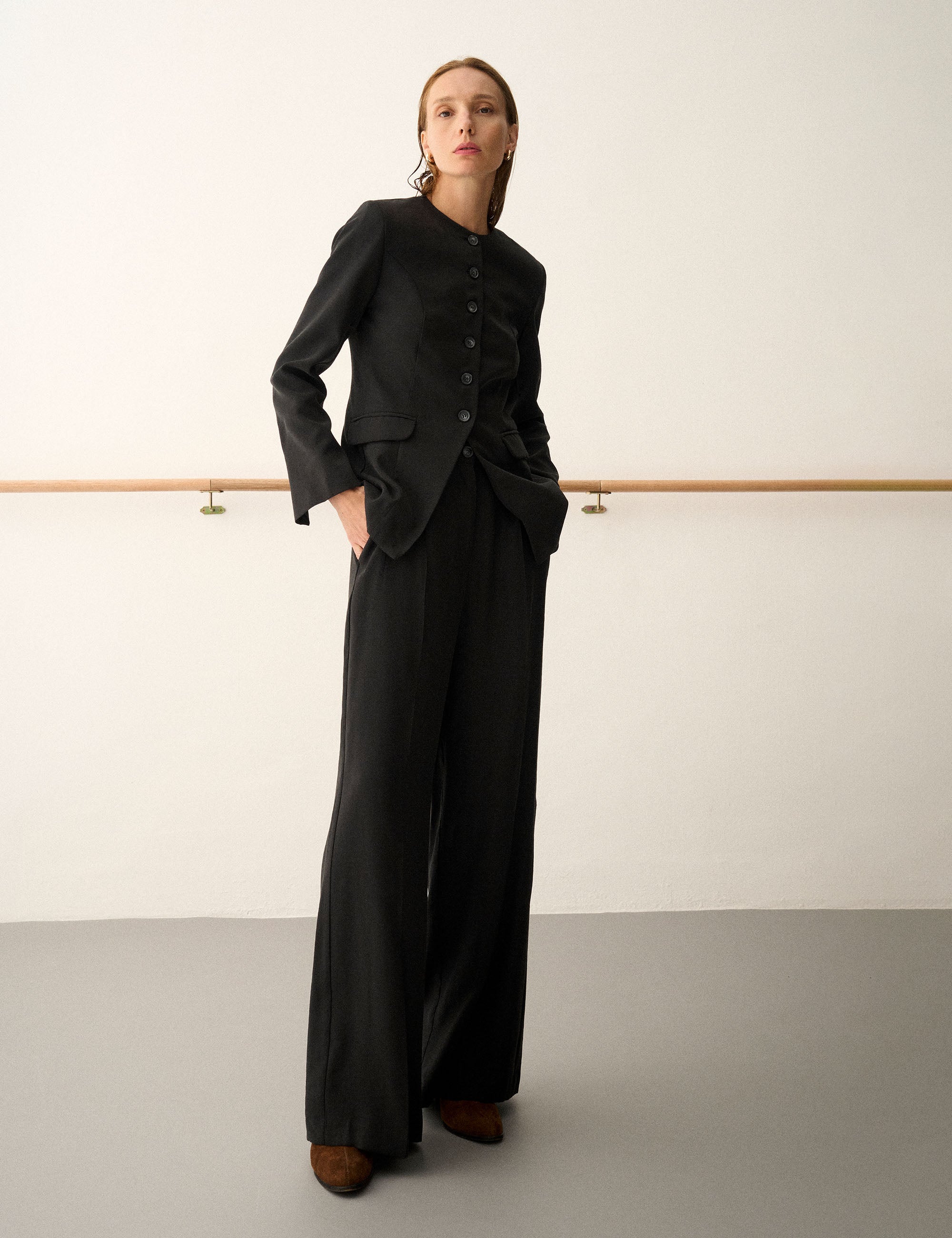 Blazer Olivia alfaiataria Preto