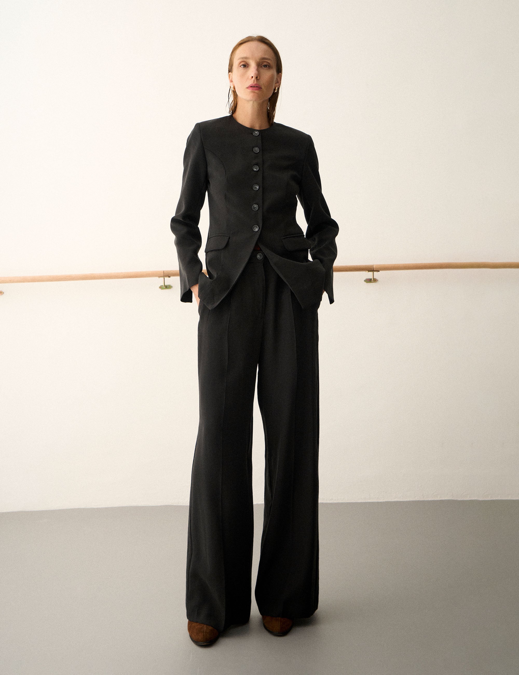 Blazer Olivia alfaiataria Preto