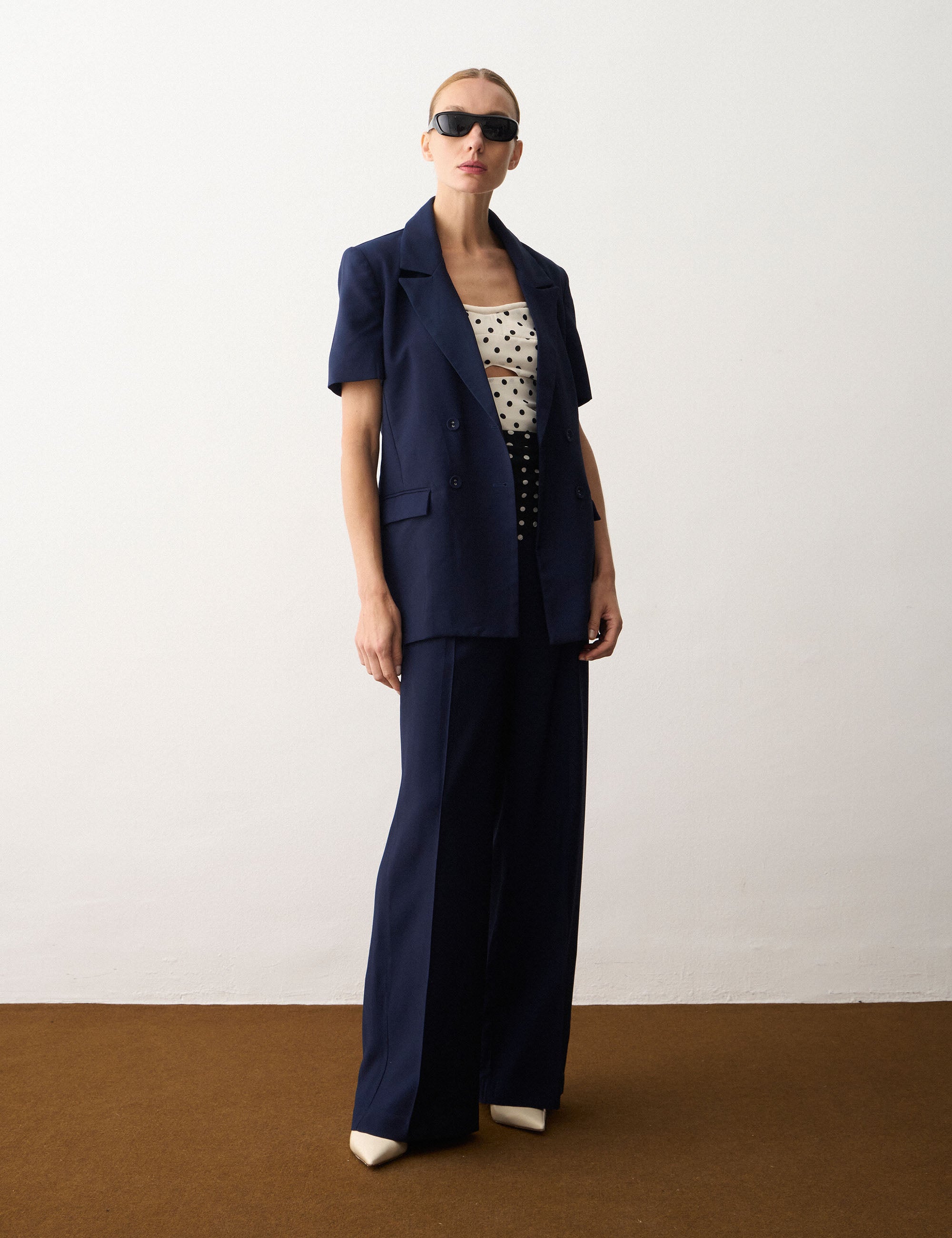 Blazer Paulina Alfaiataria Marinho