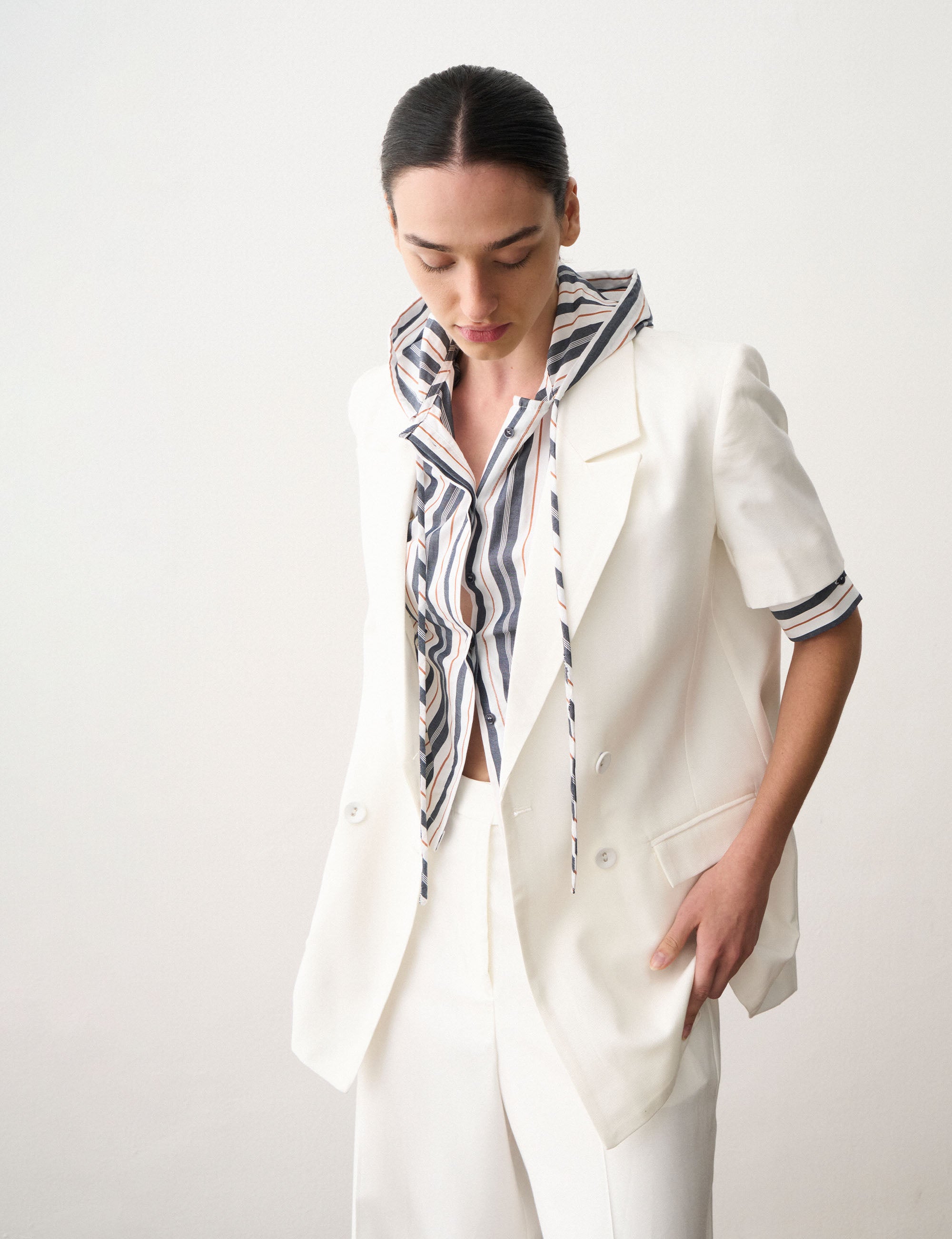 Blazer Paulina Alfaiataria Off White