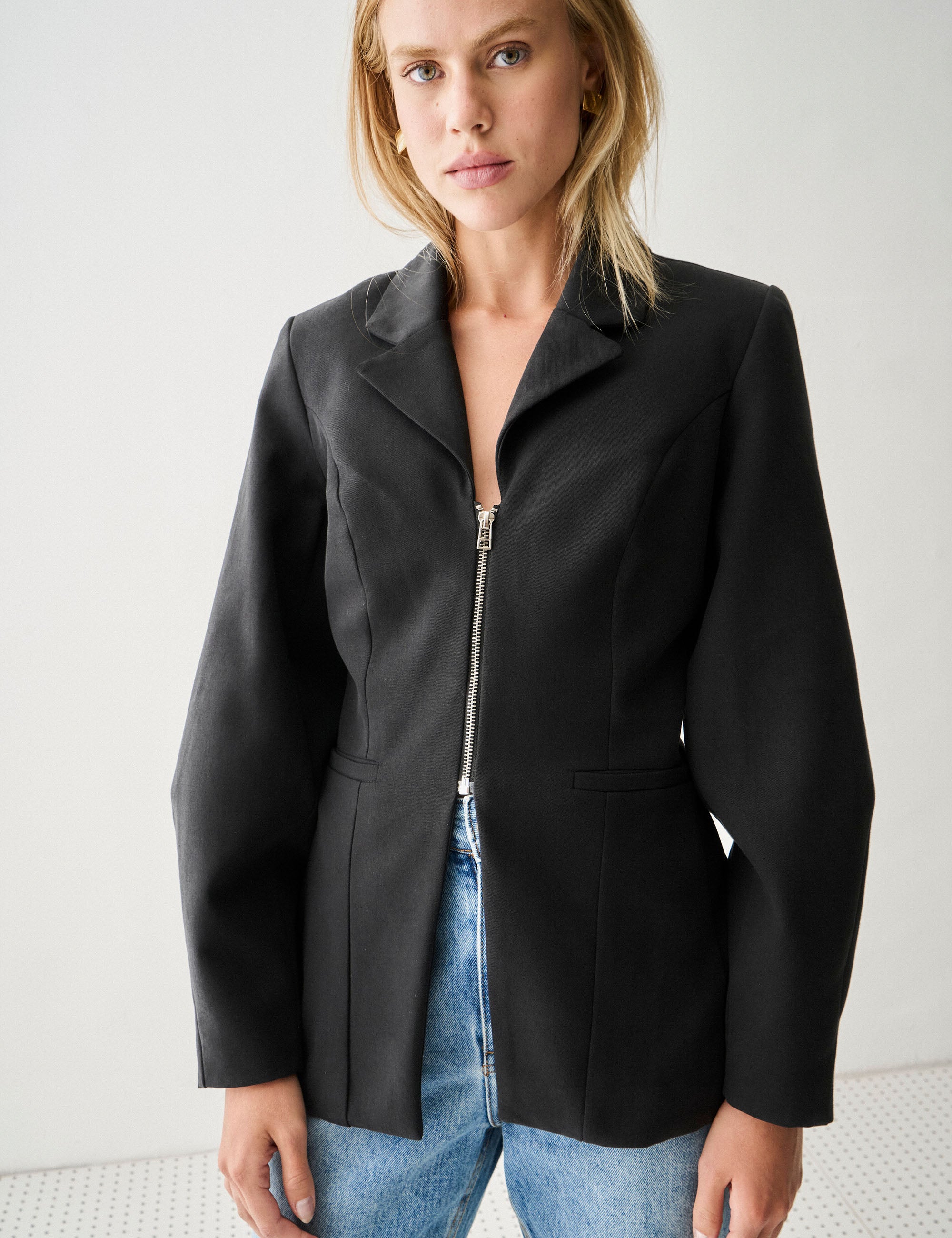 Blazer Sanne Sarja Preto