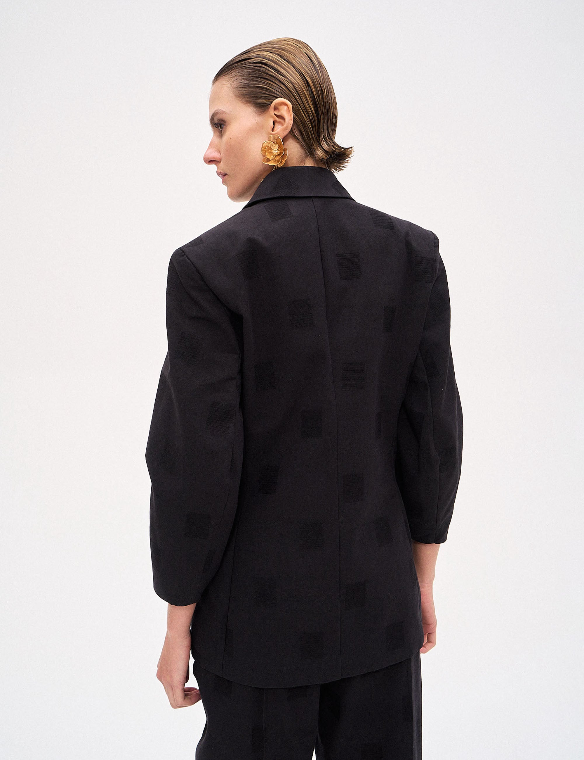 Blazer Soraia Maquinetado Preto