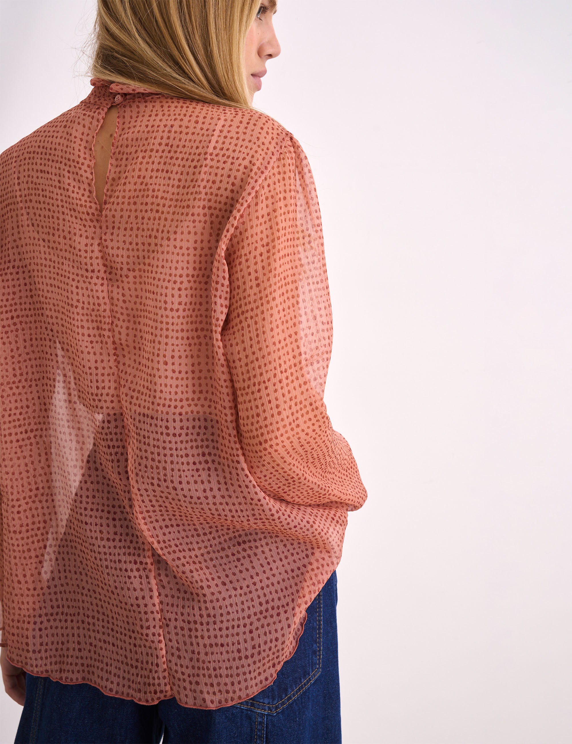 Blusa Aline Chiffon Concha