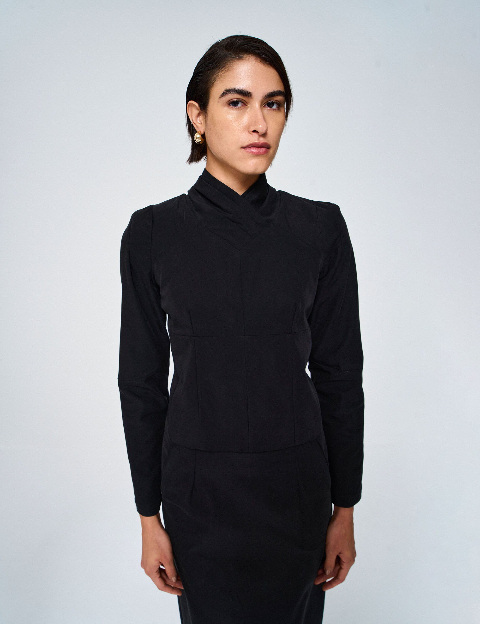 Blusa Brooklin Alfaiataria Preto