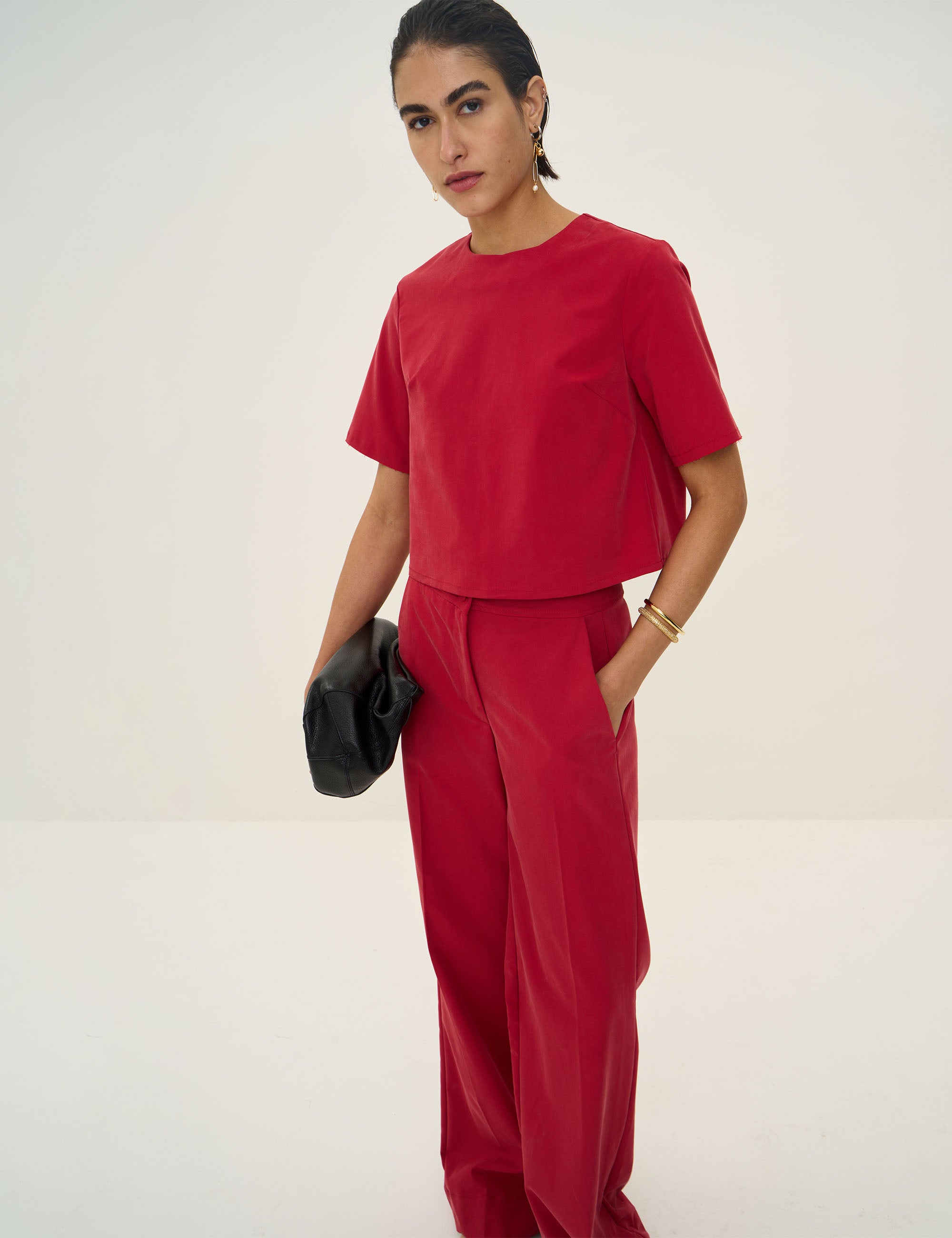 Blusa Carina Viscose Vermelho