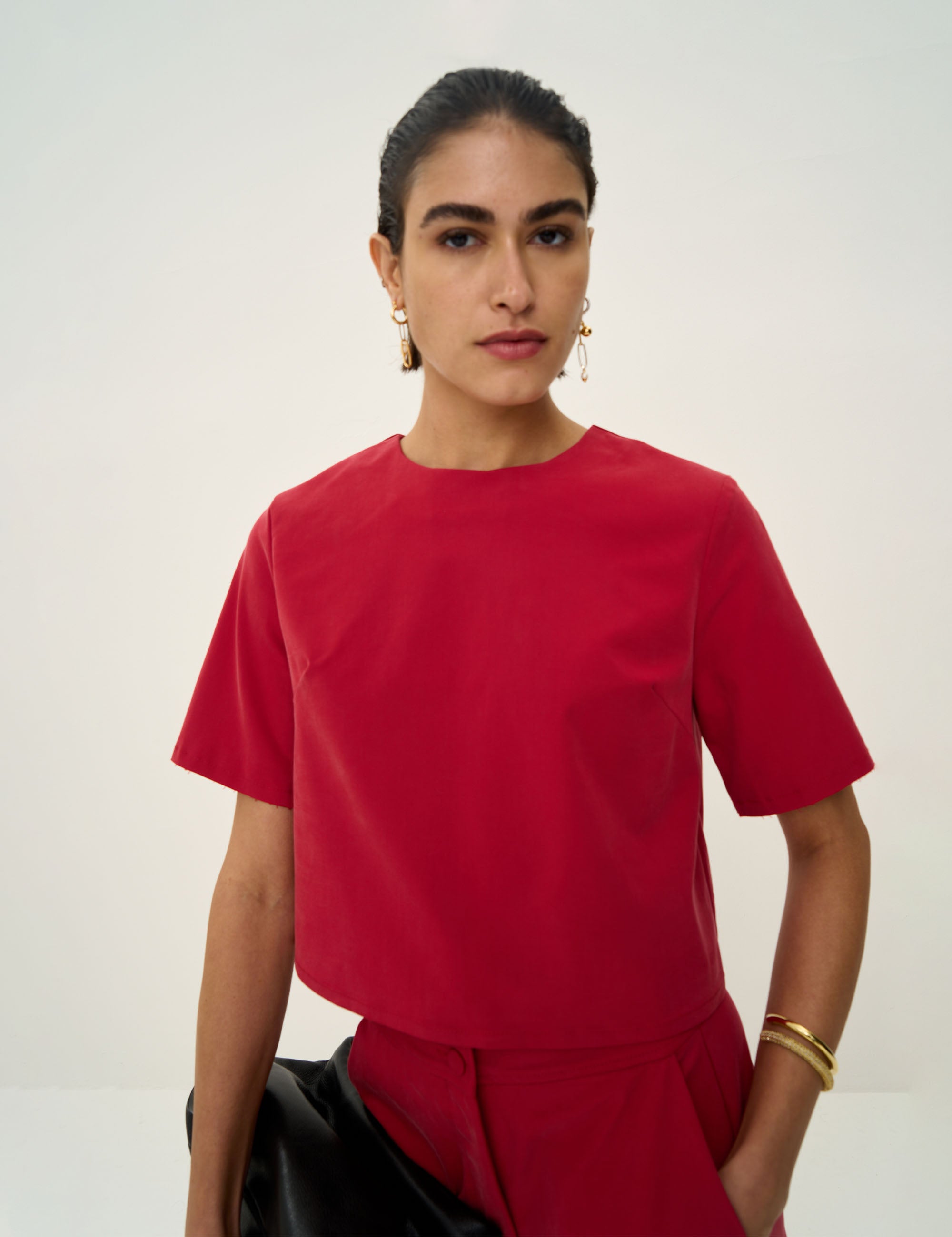 Blusa Carina Viscose Vermelho